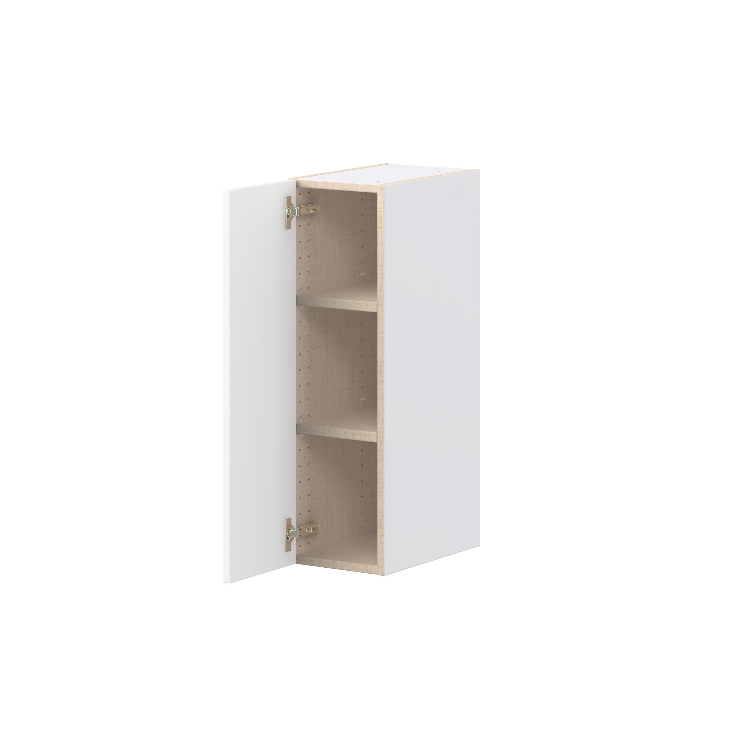 Peachtree 9 in. Painted Bright White Door Wall Cabinet