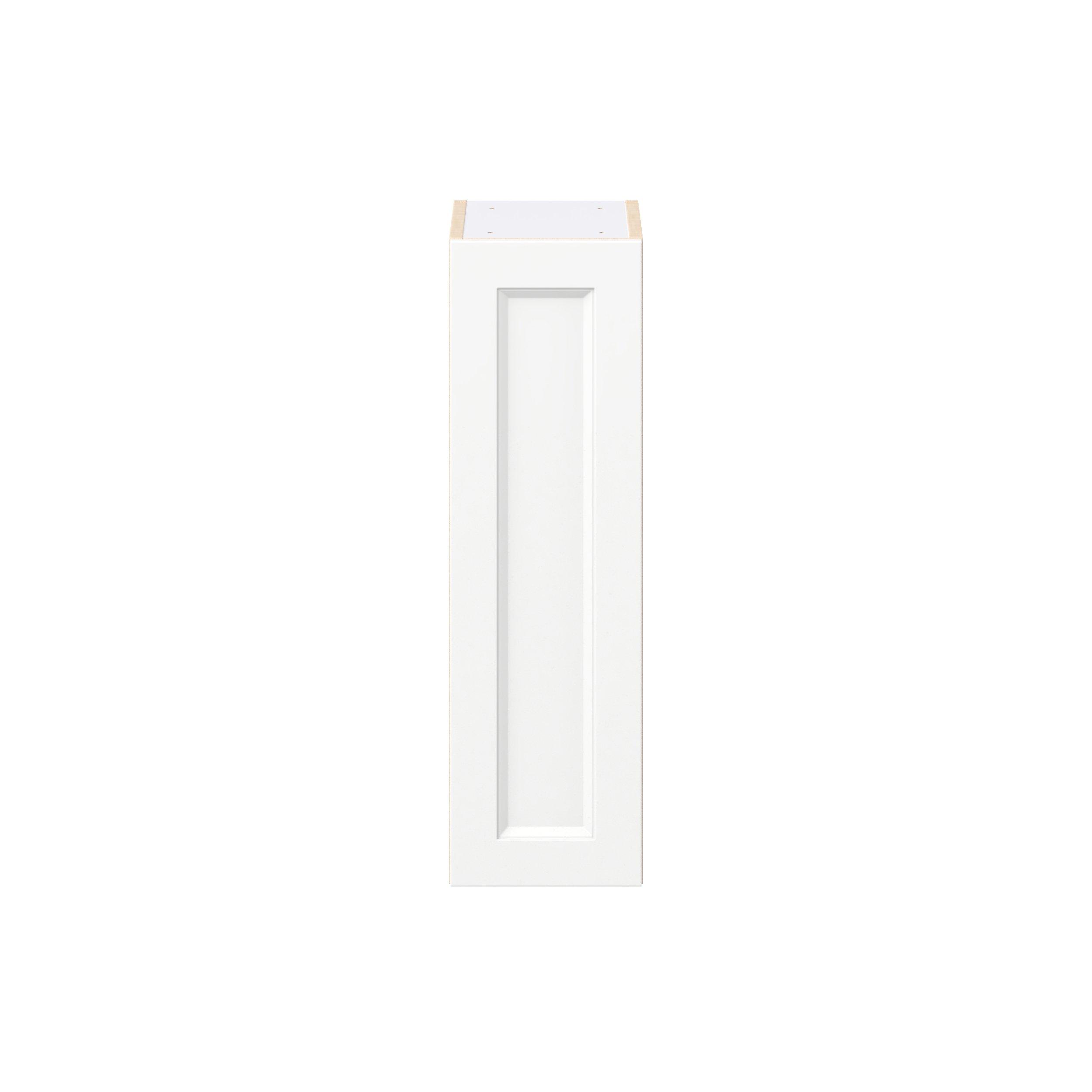 Peachtree 9 in. Painted Bright White Door Wall Cabinet