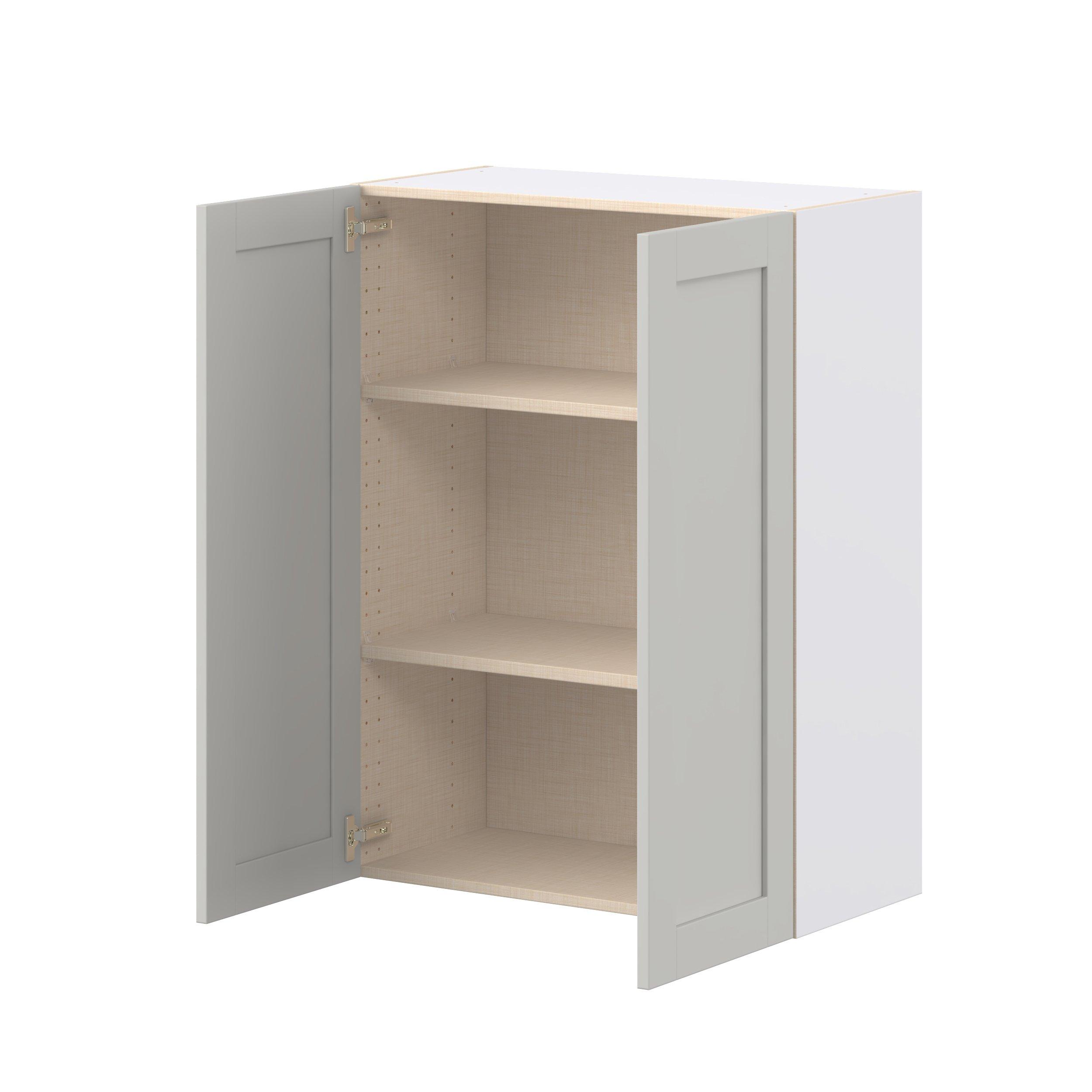 Summerhill 30 in. Light Gray Door Wall Cabinet