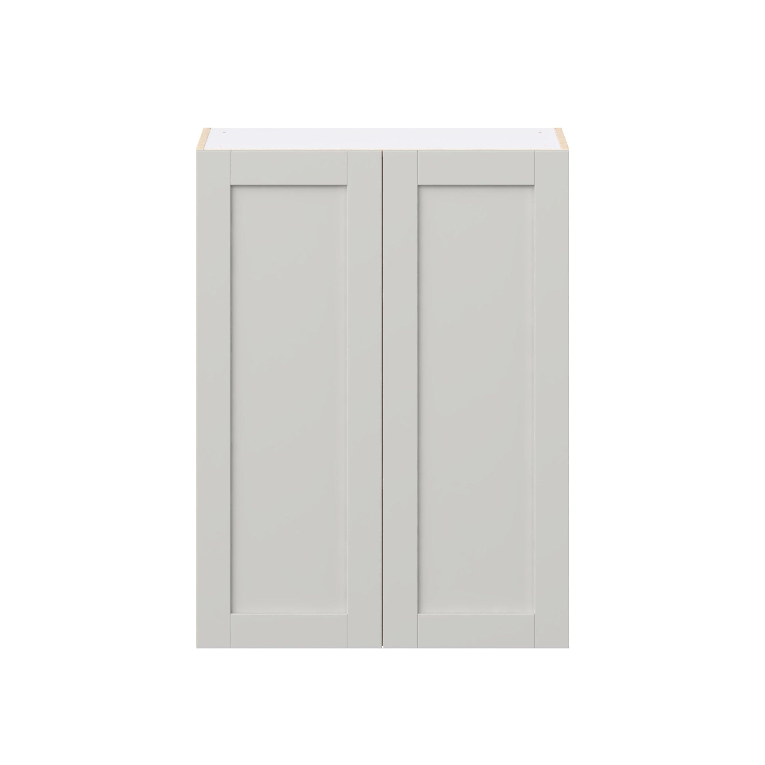 Summerhill 30 in. Light Gray Door Wall Cabinet