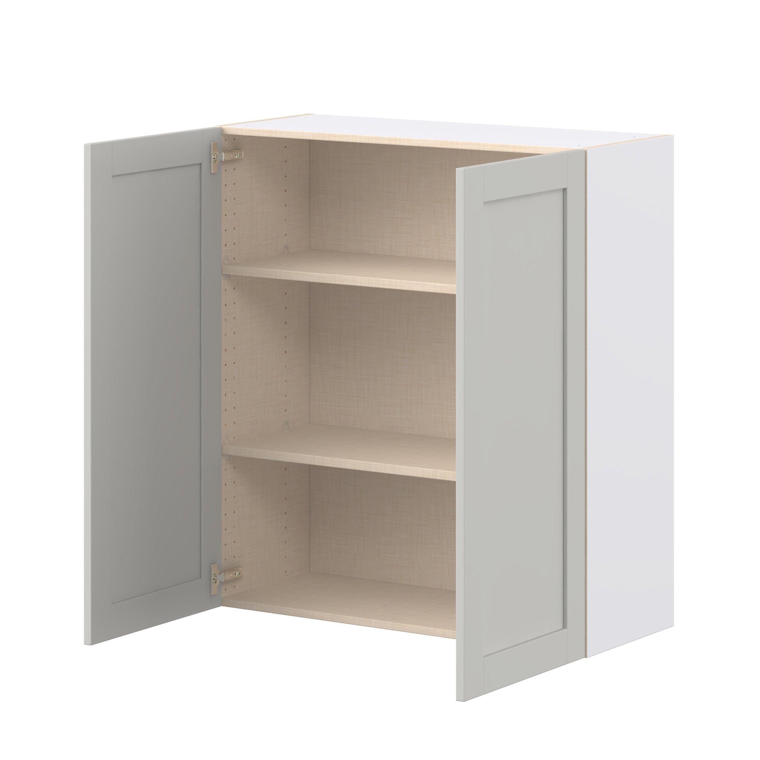 Summerhill 36 in. Light Gray Door Wall Cabinet