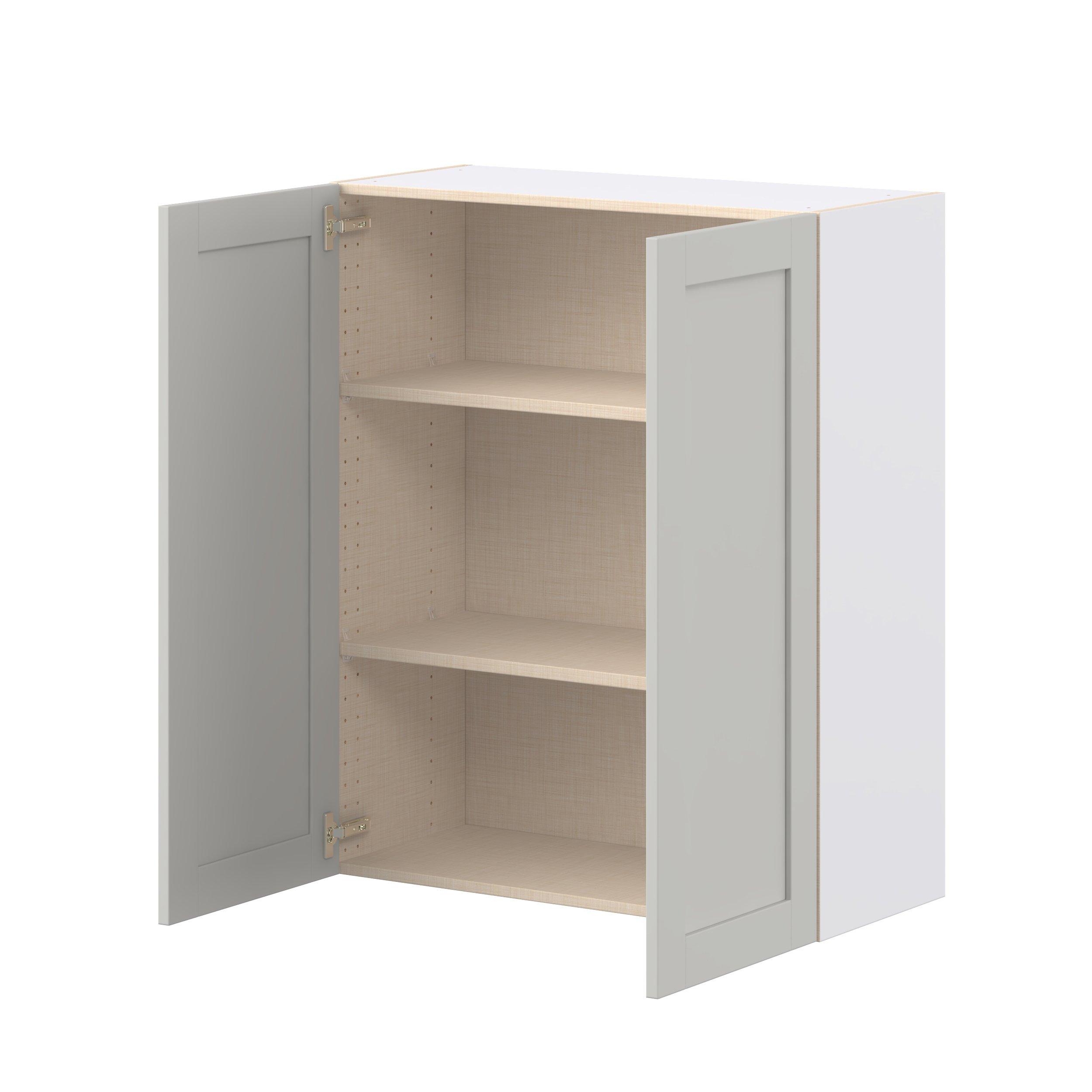Summerhill 33 in. Light Gray Door Wall Cabinet