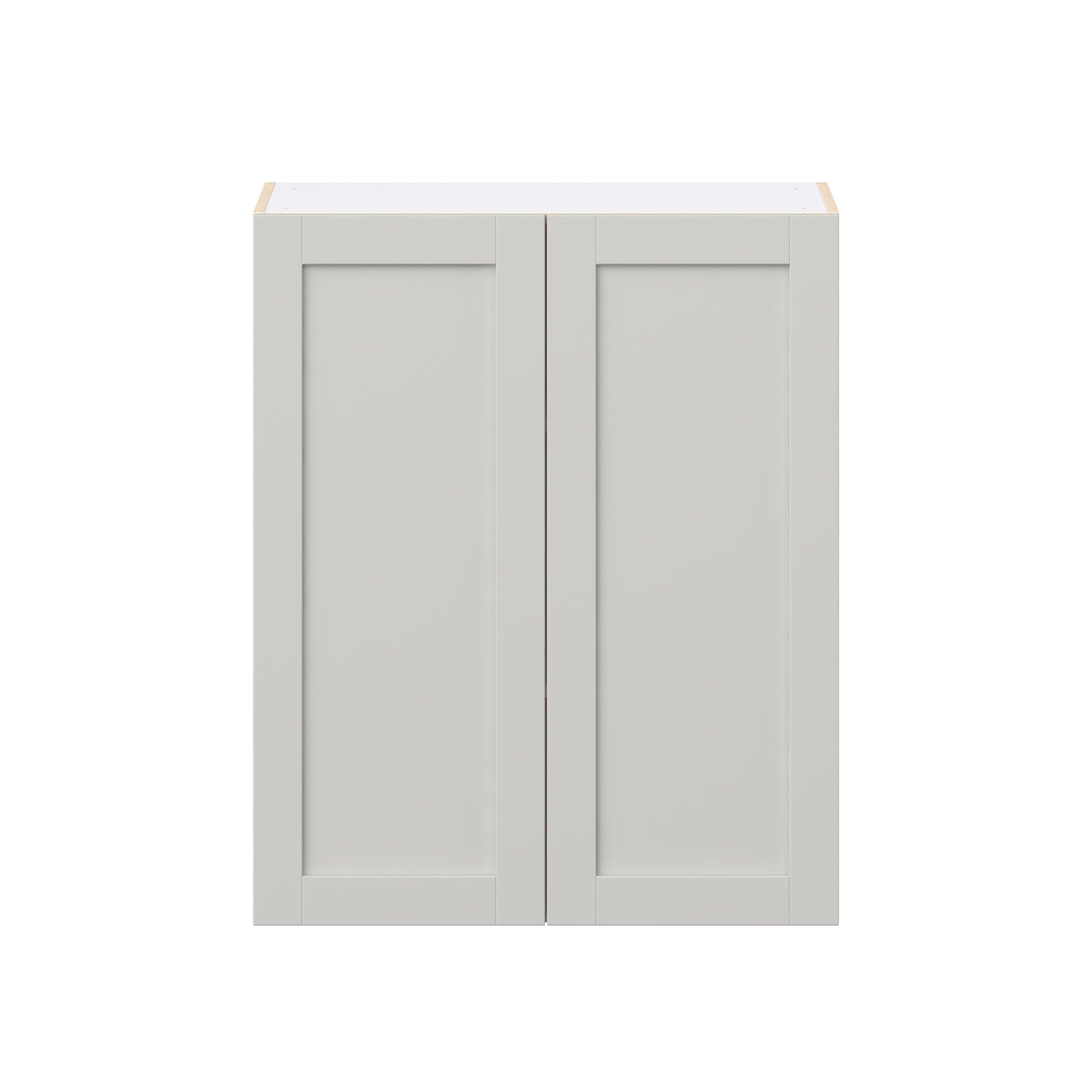 Summerhill 33 in. Light Gray Door Wall Cabinet