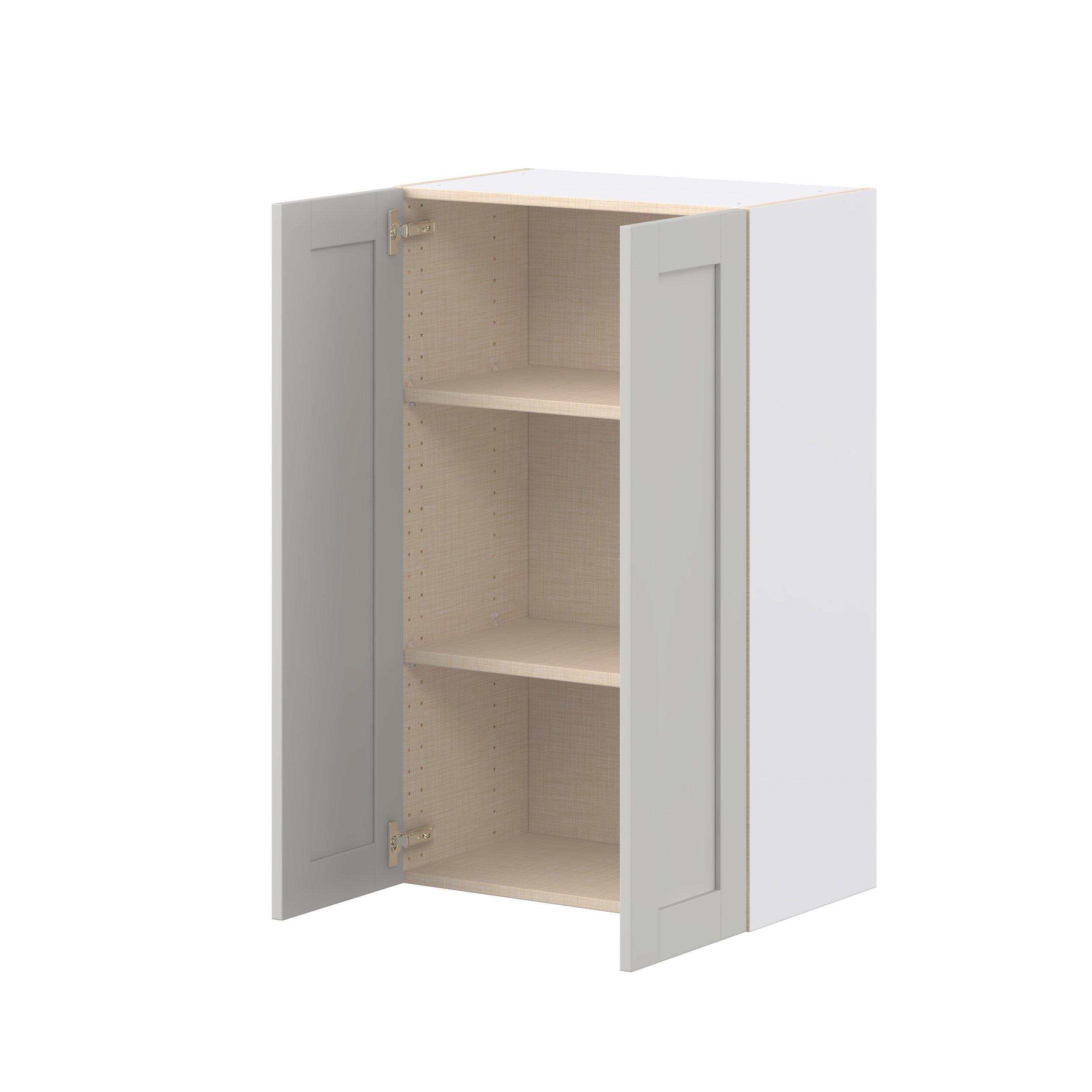 Summerhill 24 in. Light Gray Door Wall Cabinet