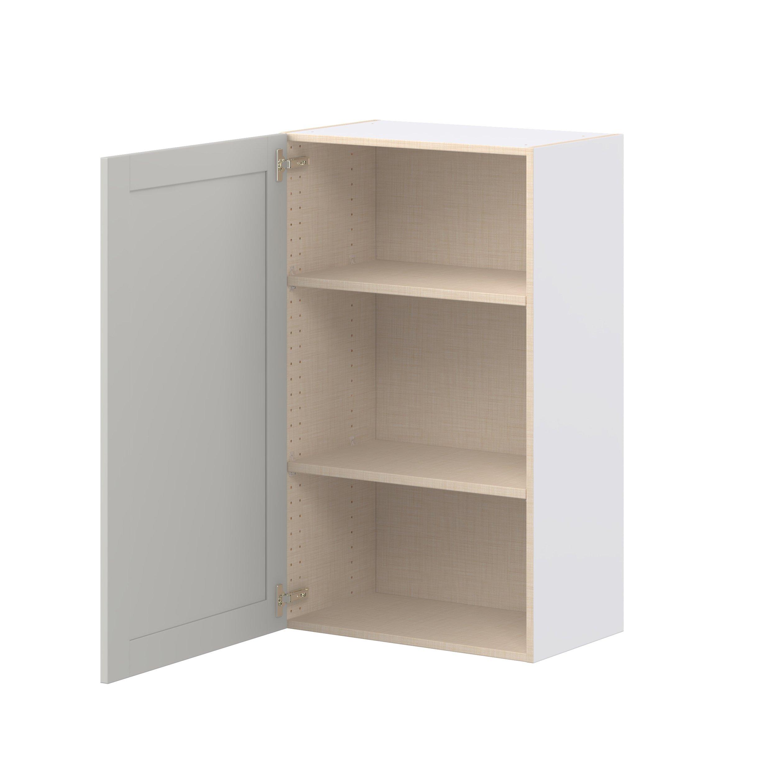 Summerhill 24 in. Light Gray Door Wall Cabinet