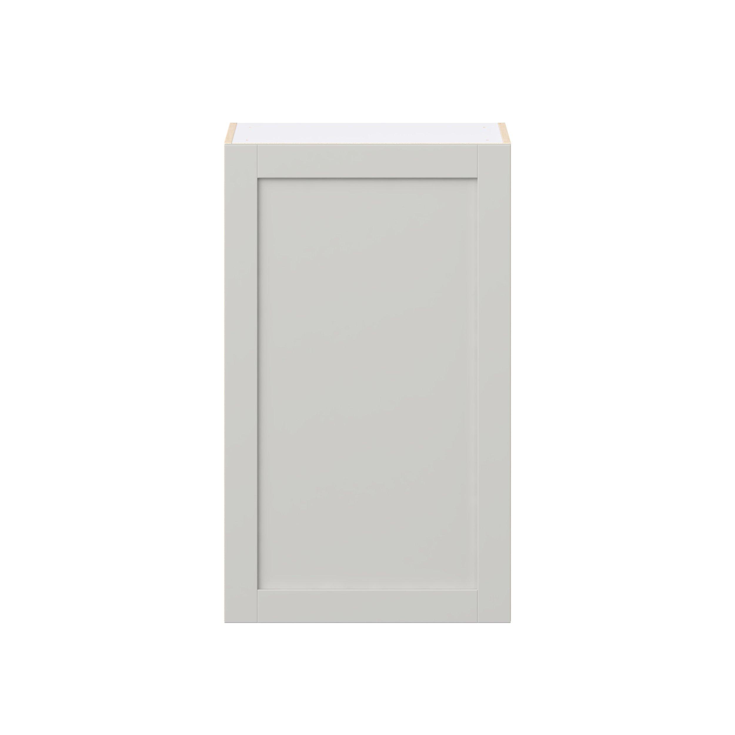 Summerhill 24 in. Light Gray Door Wall Cabinet