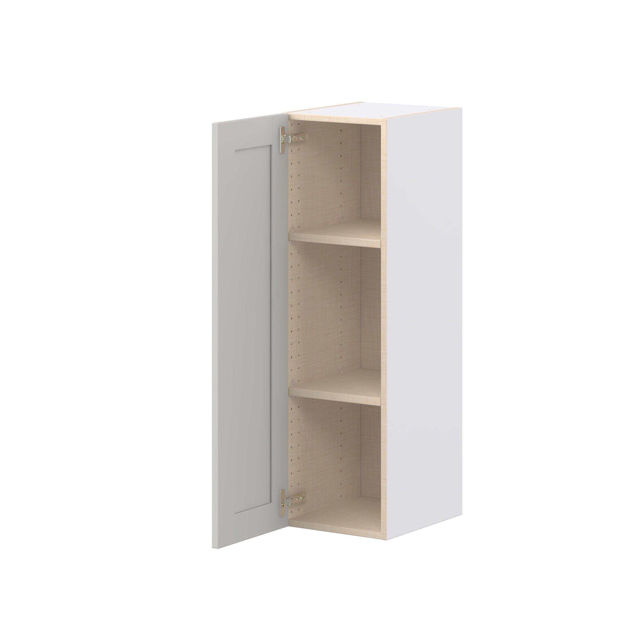 Summerhill 12 in. Light Gray Door Wall Cabinet