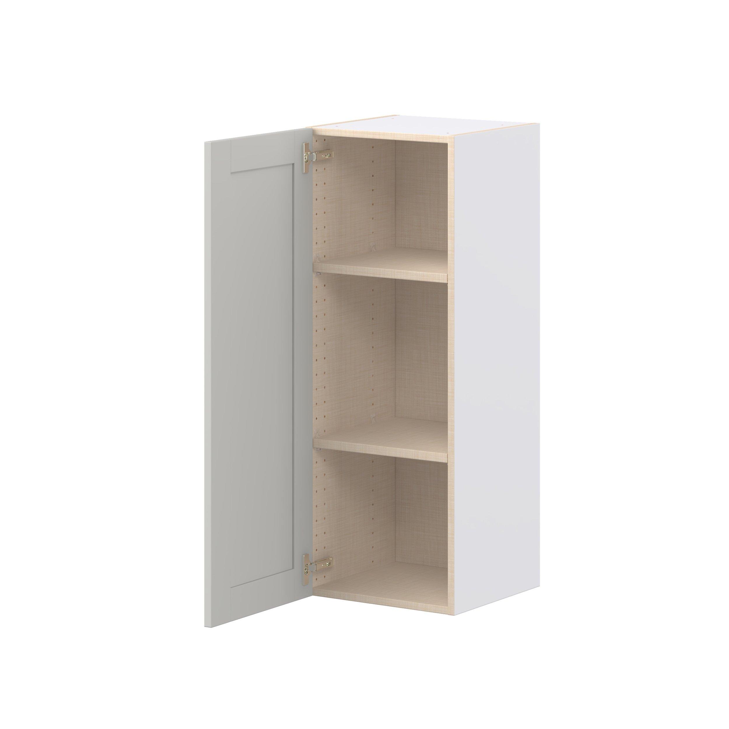 Summerhill 15 in. Light Gray Door Wall Cabinet