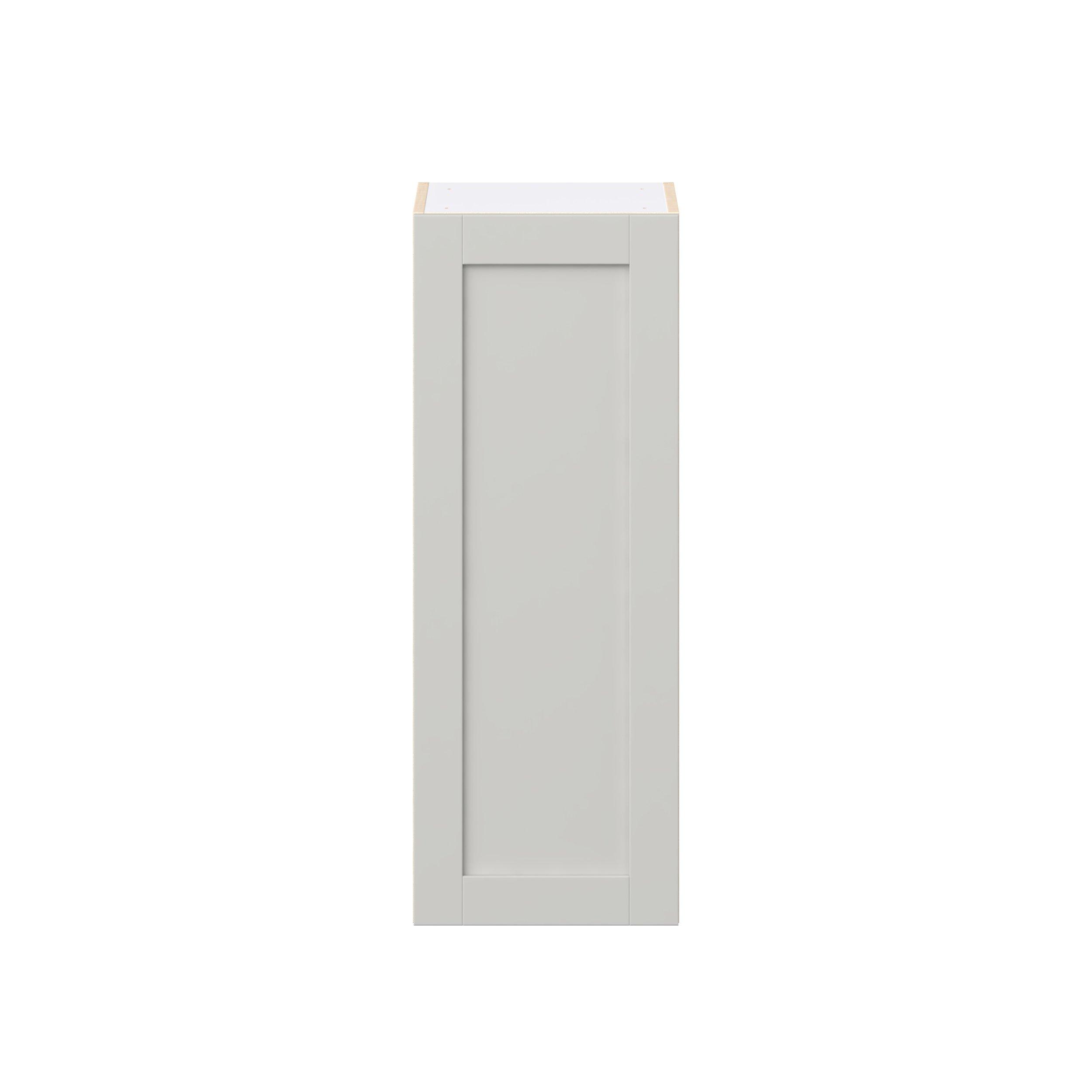 Summerhill 15 in. Light Gray Door Wall Cabinet