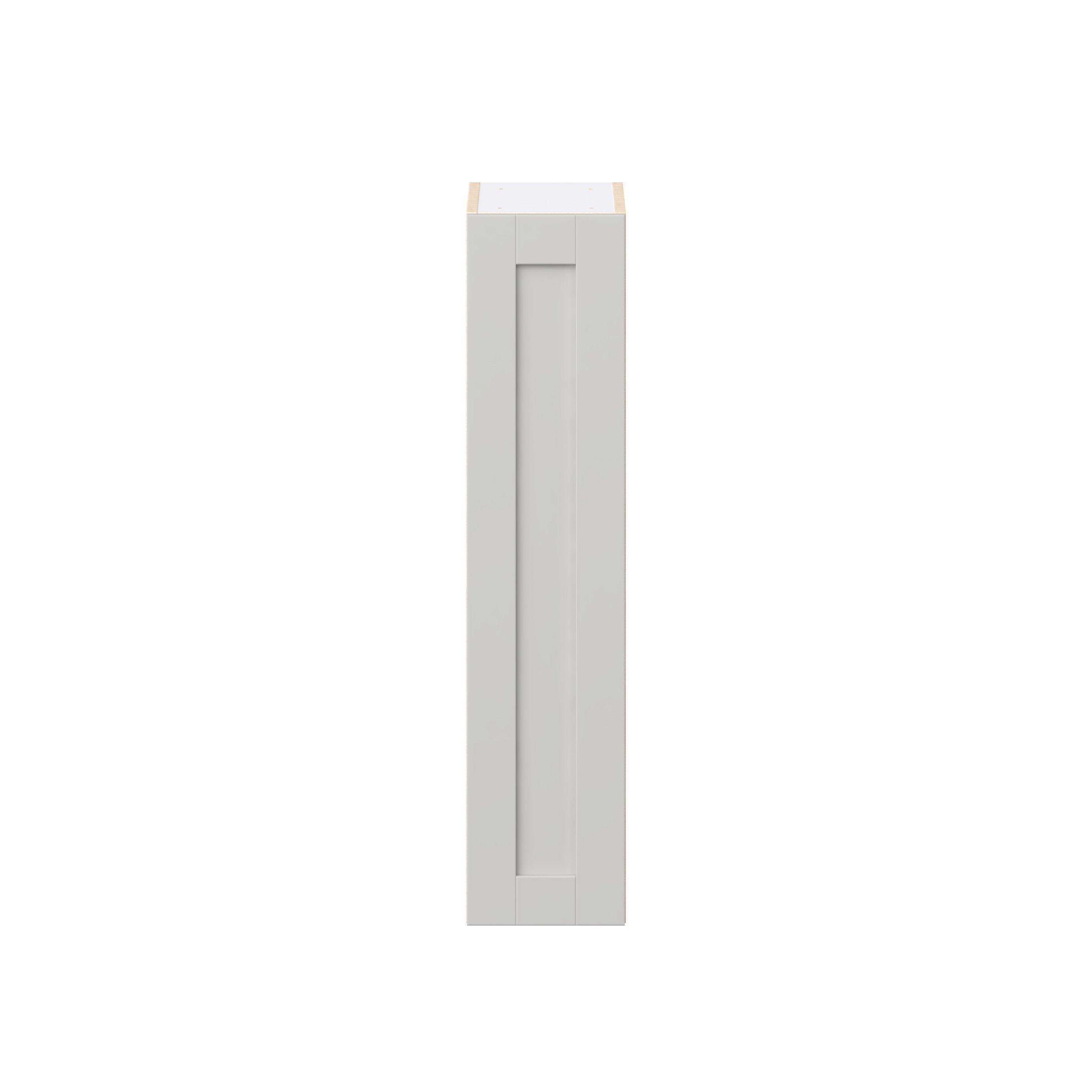 Summerhill 9 in. Light Gray Door Wall Cabinet