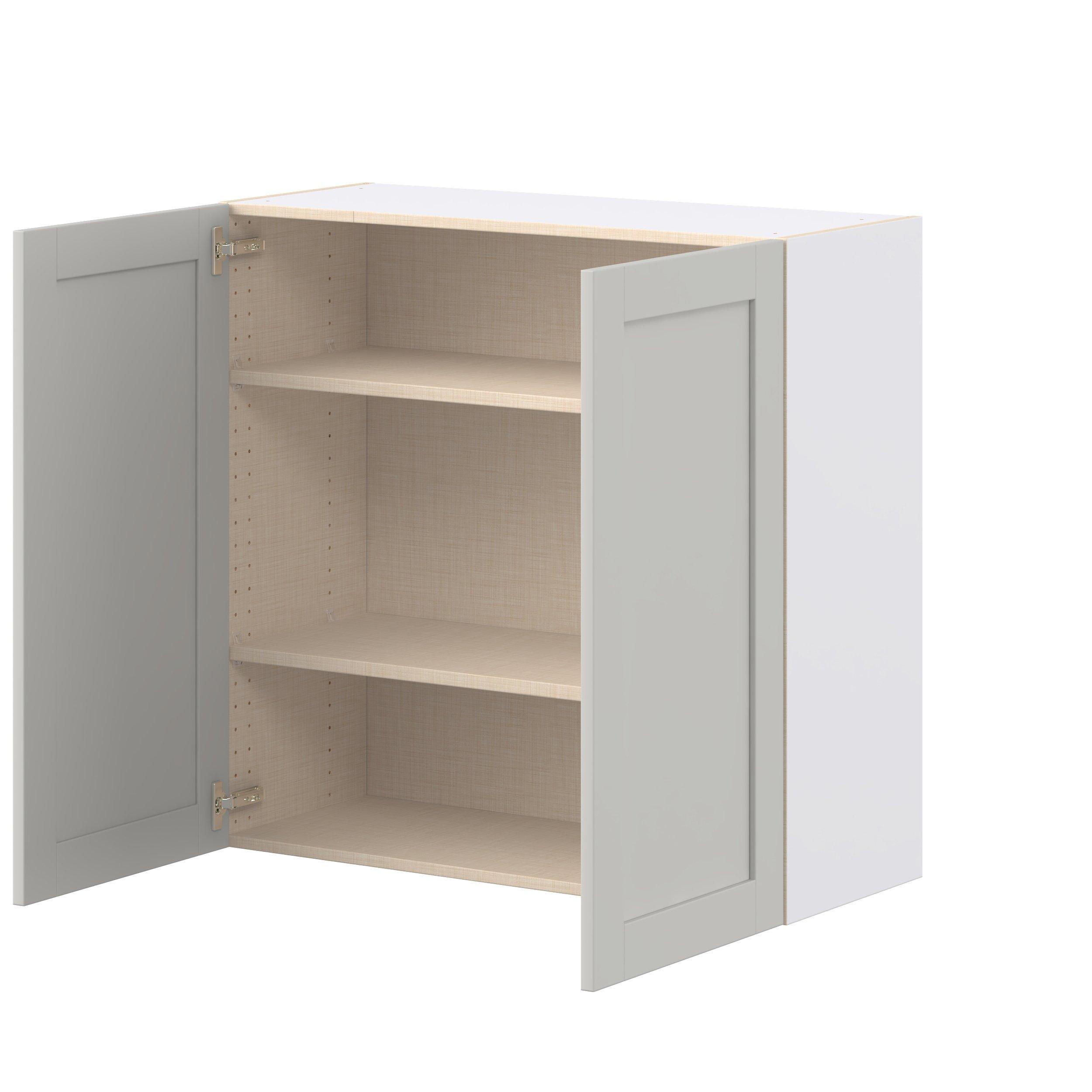 Summerhill 36 in. Light Gray Door Wall Cabinet