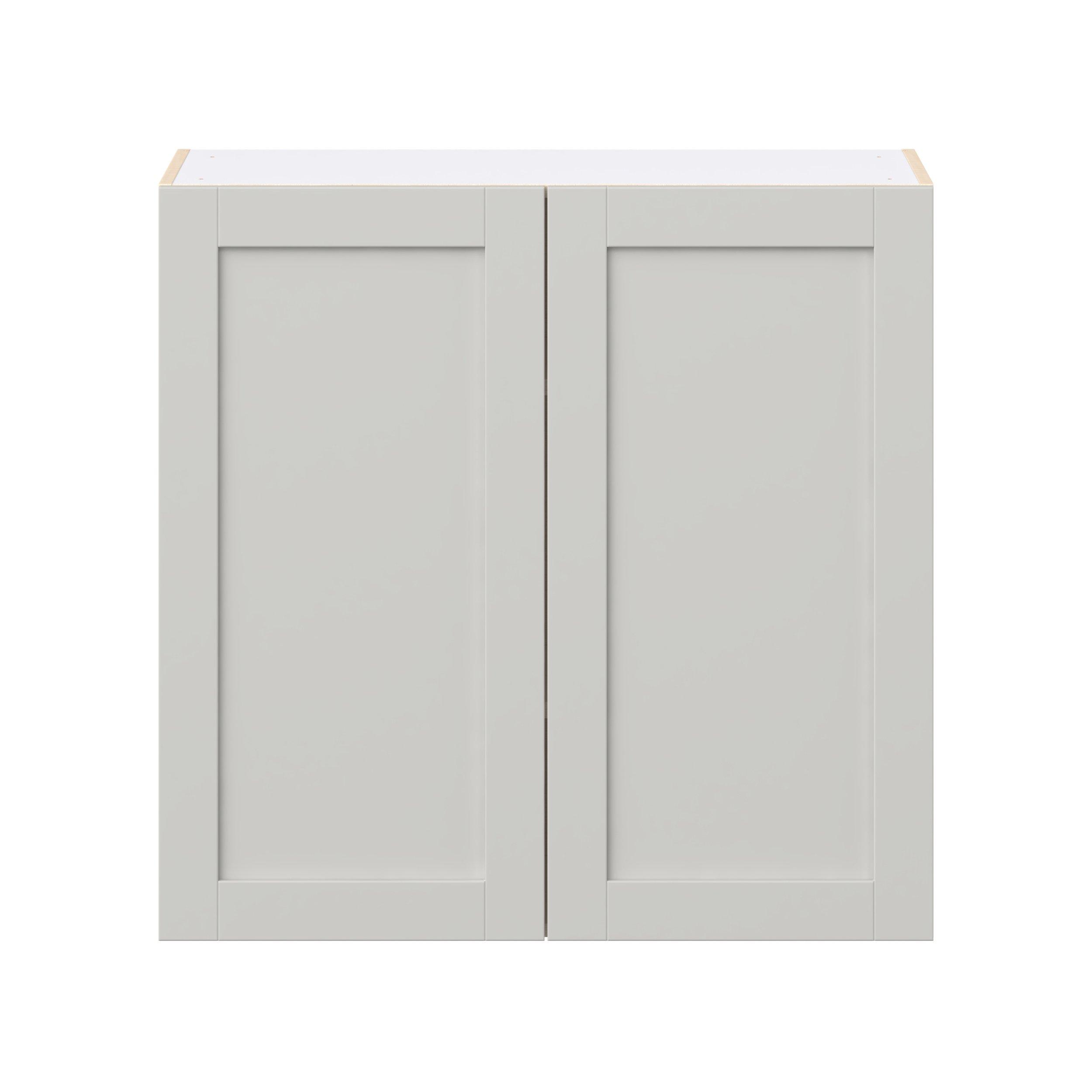Summerhill 36 in. Light Gray Door Wall Cabinet