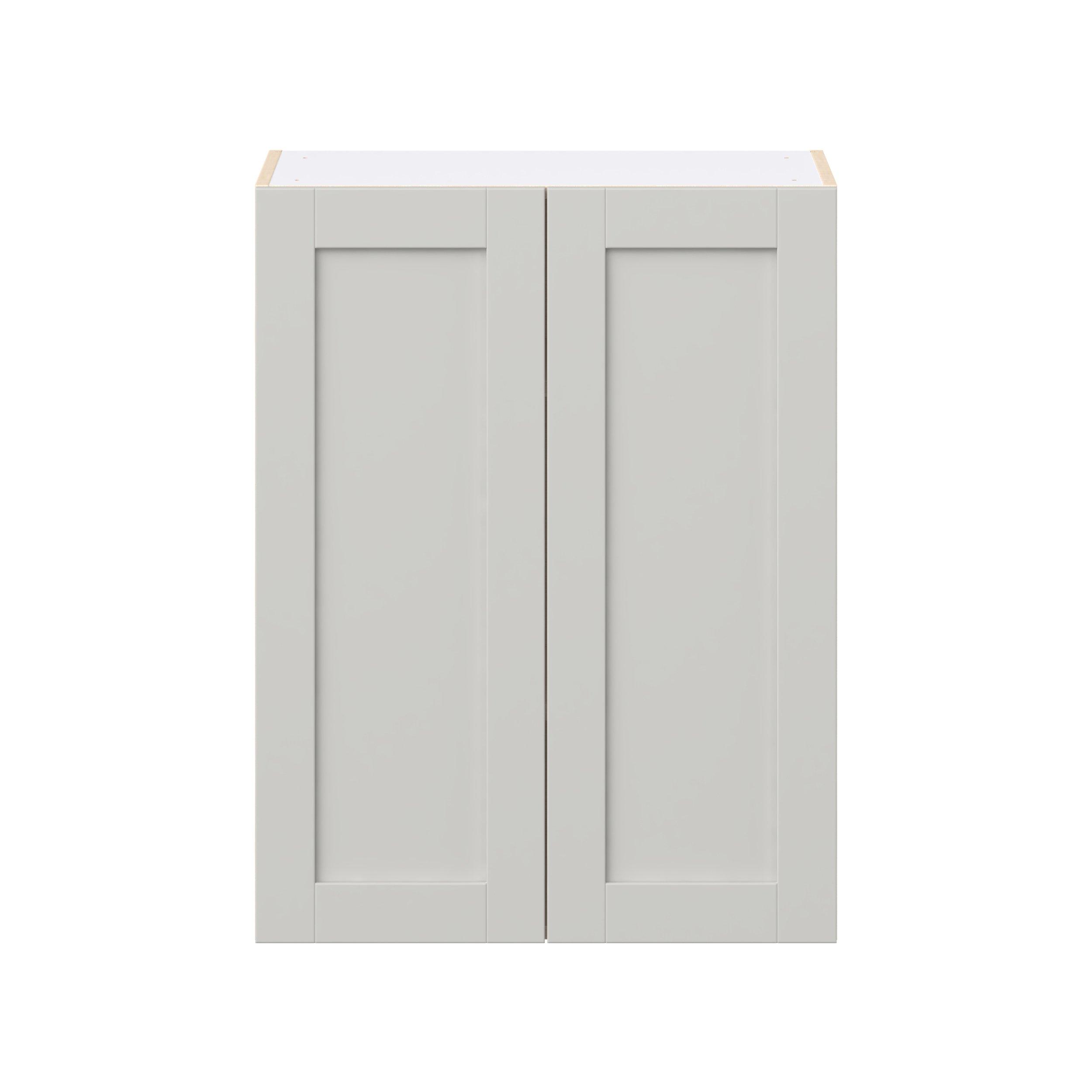 Summerhill 27 in. Light Gray Door Wall Cabinet