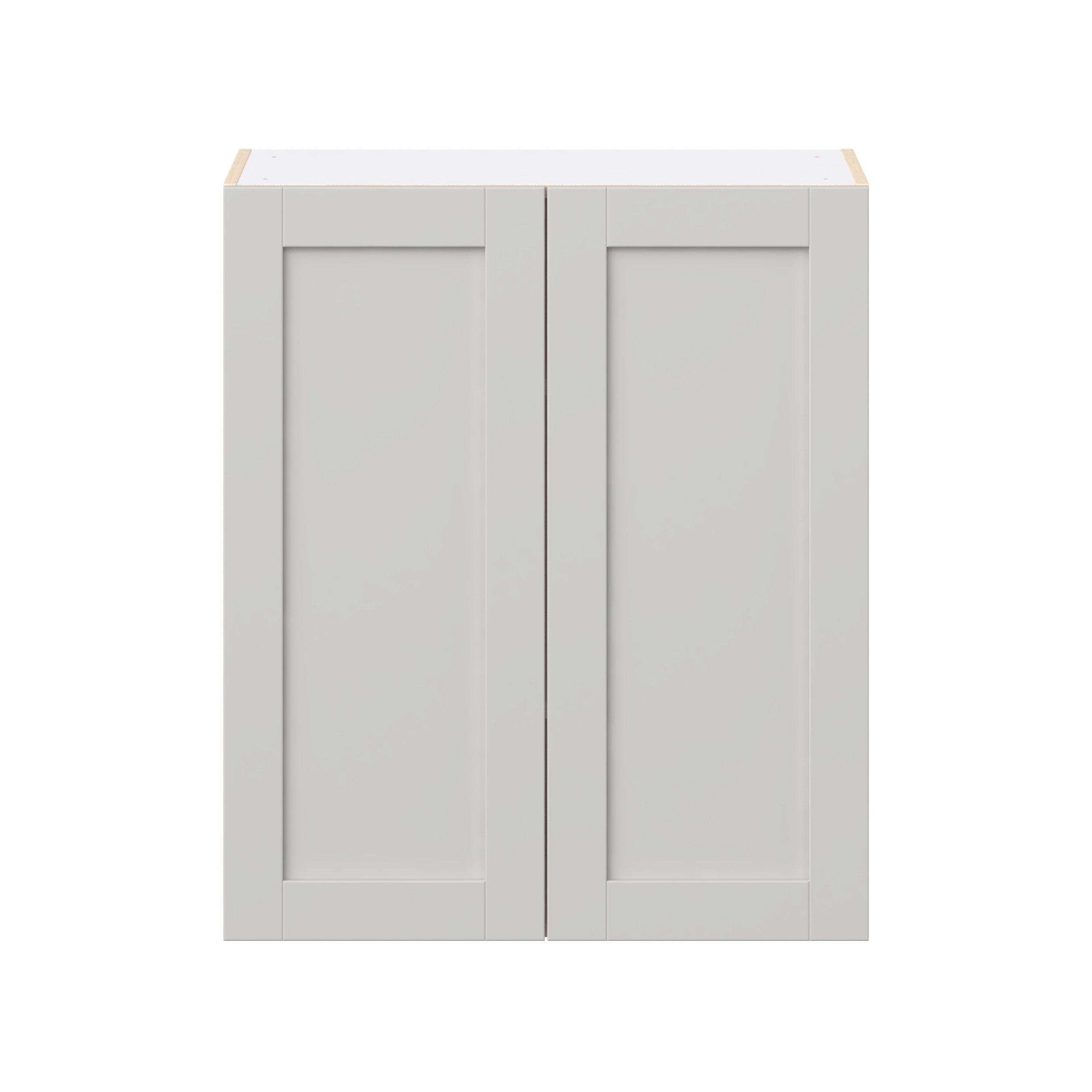 Summerhill 30 in. Light Gray Door Wall Cabinet