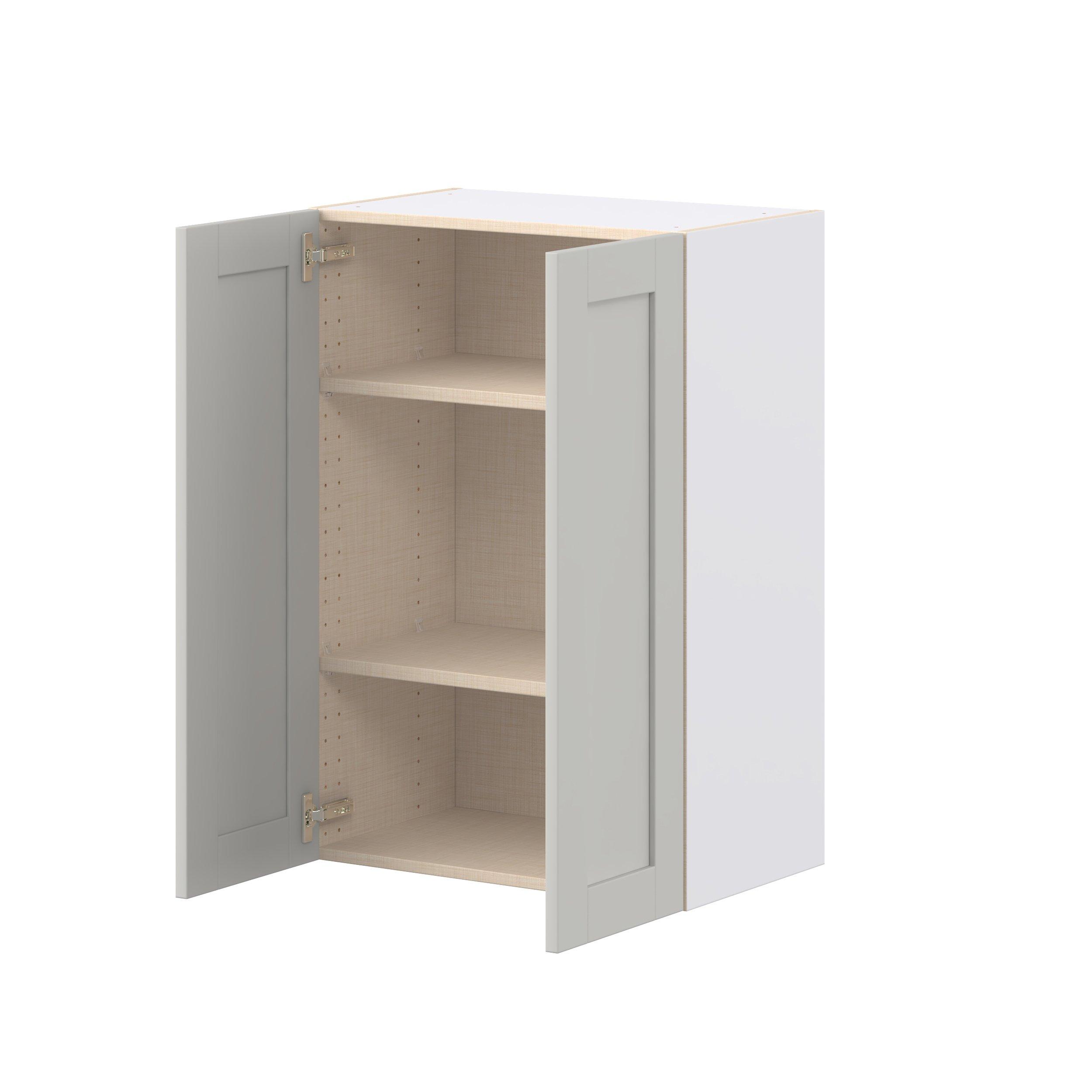 Summerhill 24 in. Light Gray Door Wall Cabinet