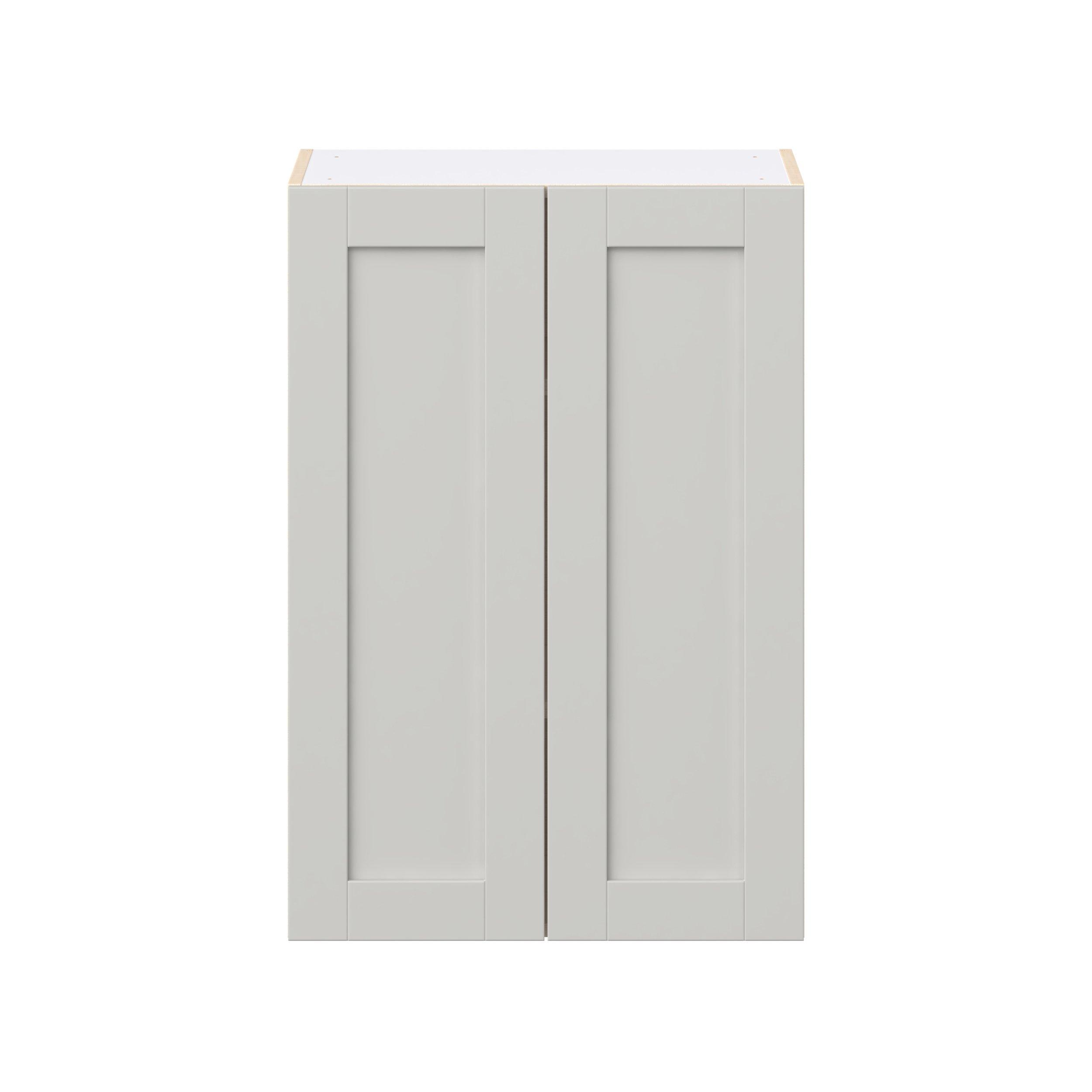 Summerhill 24 in. Light Gray Door Wall Cabinet