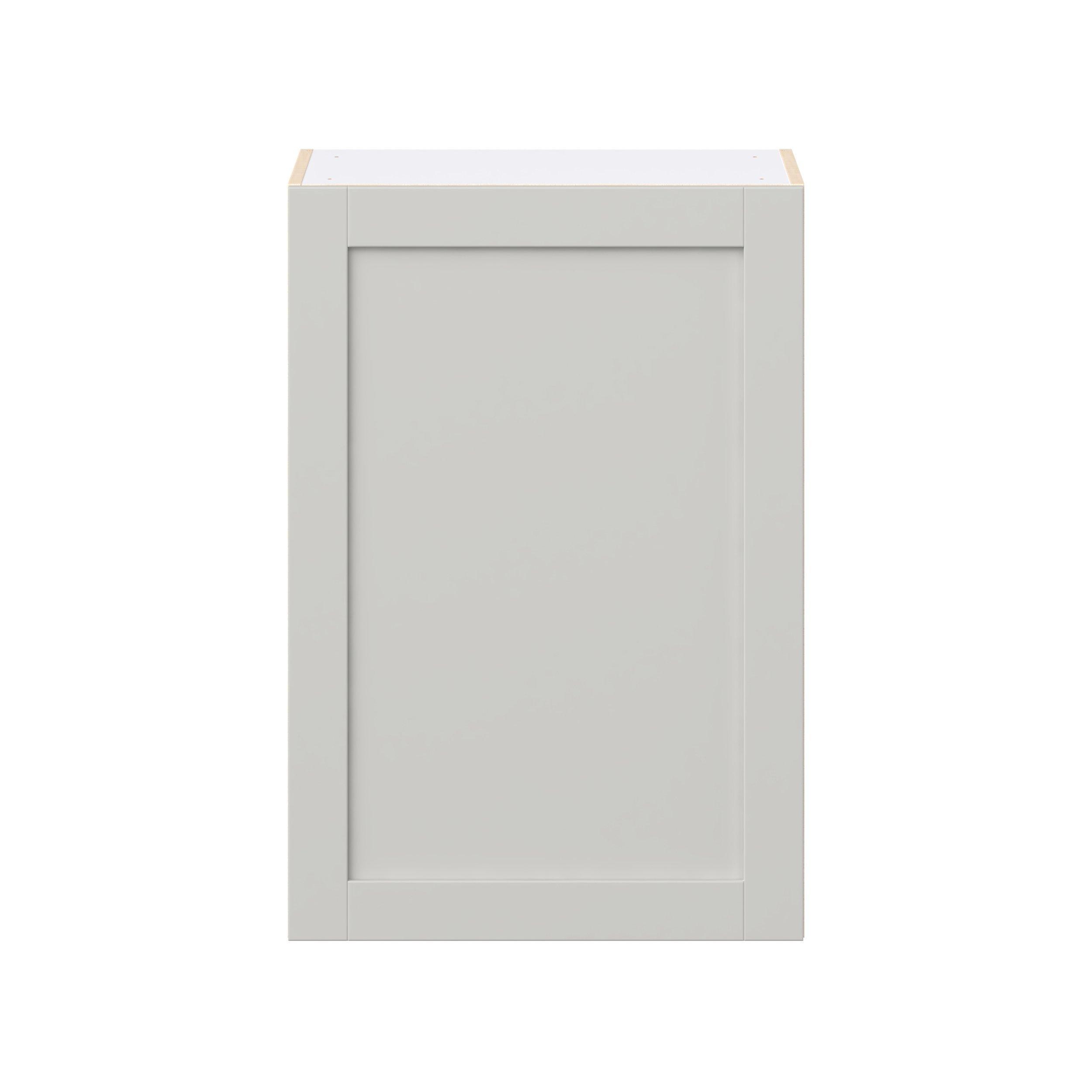 Summerhill 24 in. Light Gray Door Wall Cabinet