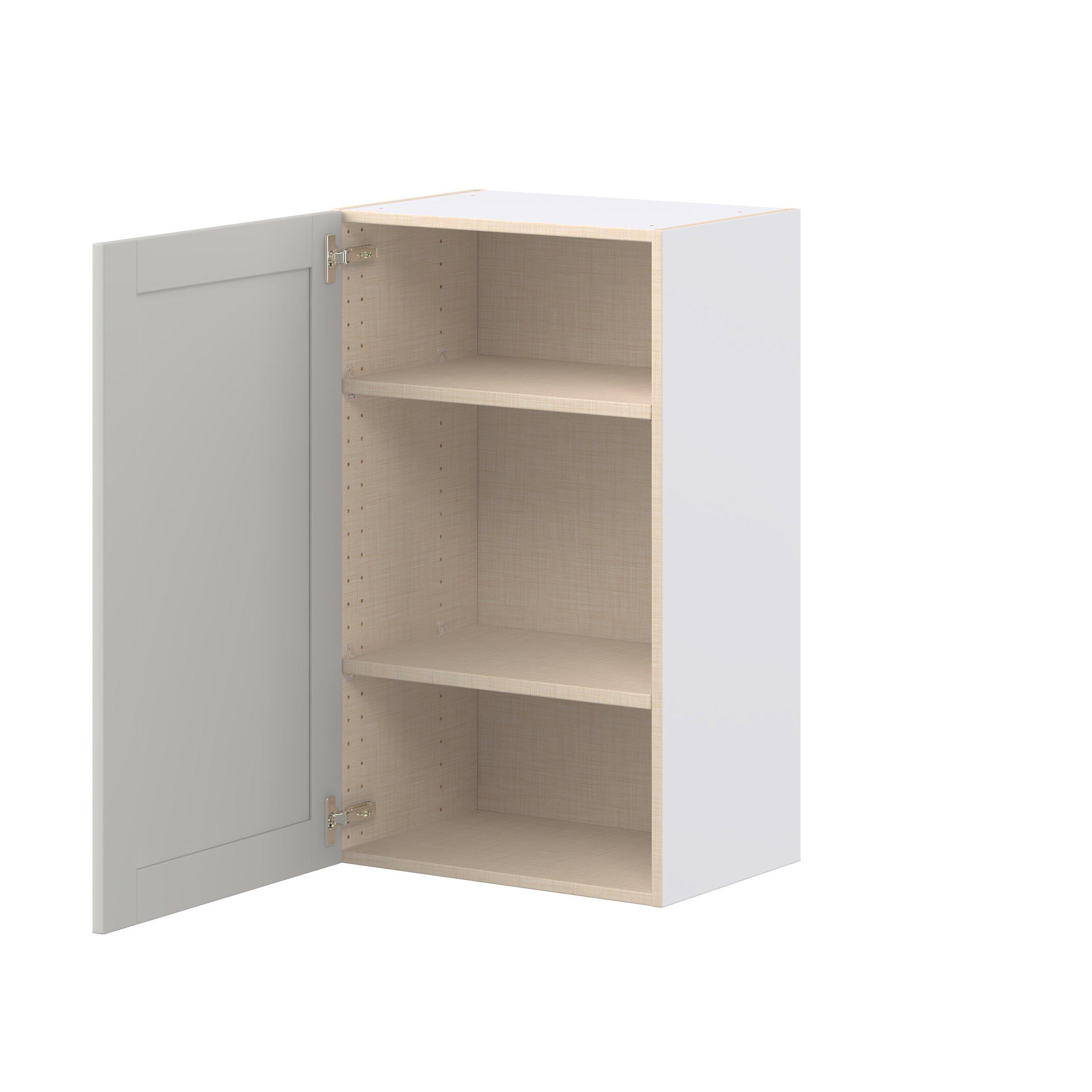 Summerhill 21 in. Light Gray Door Wall Cabinet