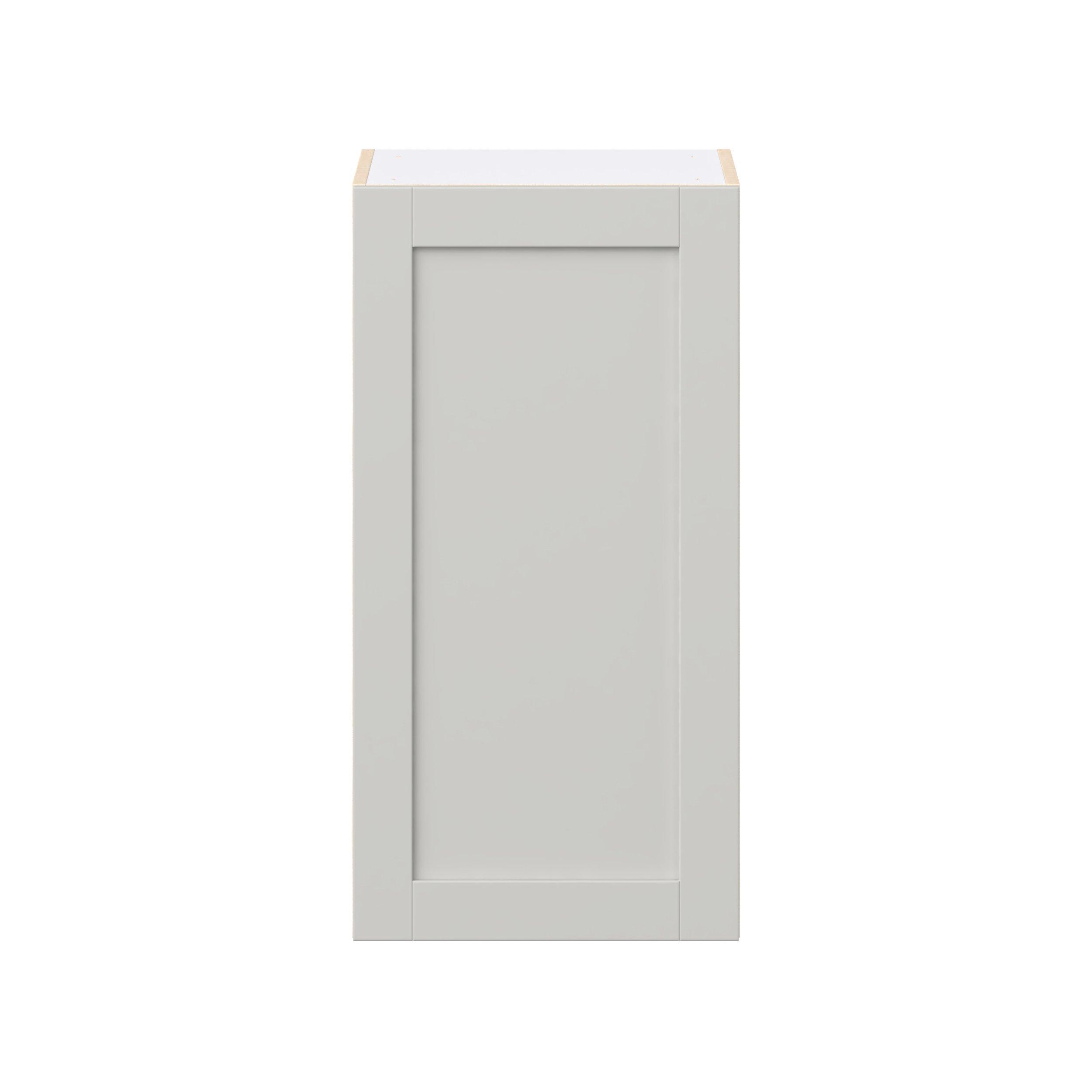 Summerhill 18 in. Light Gray Door Wall Cabinet
