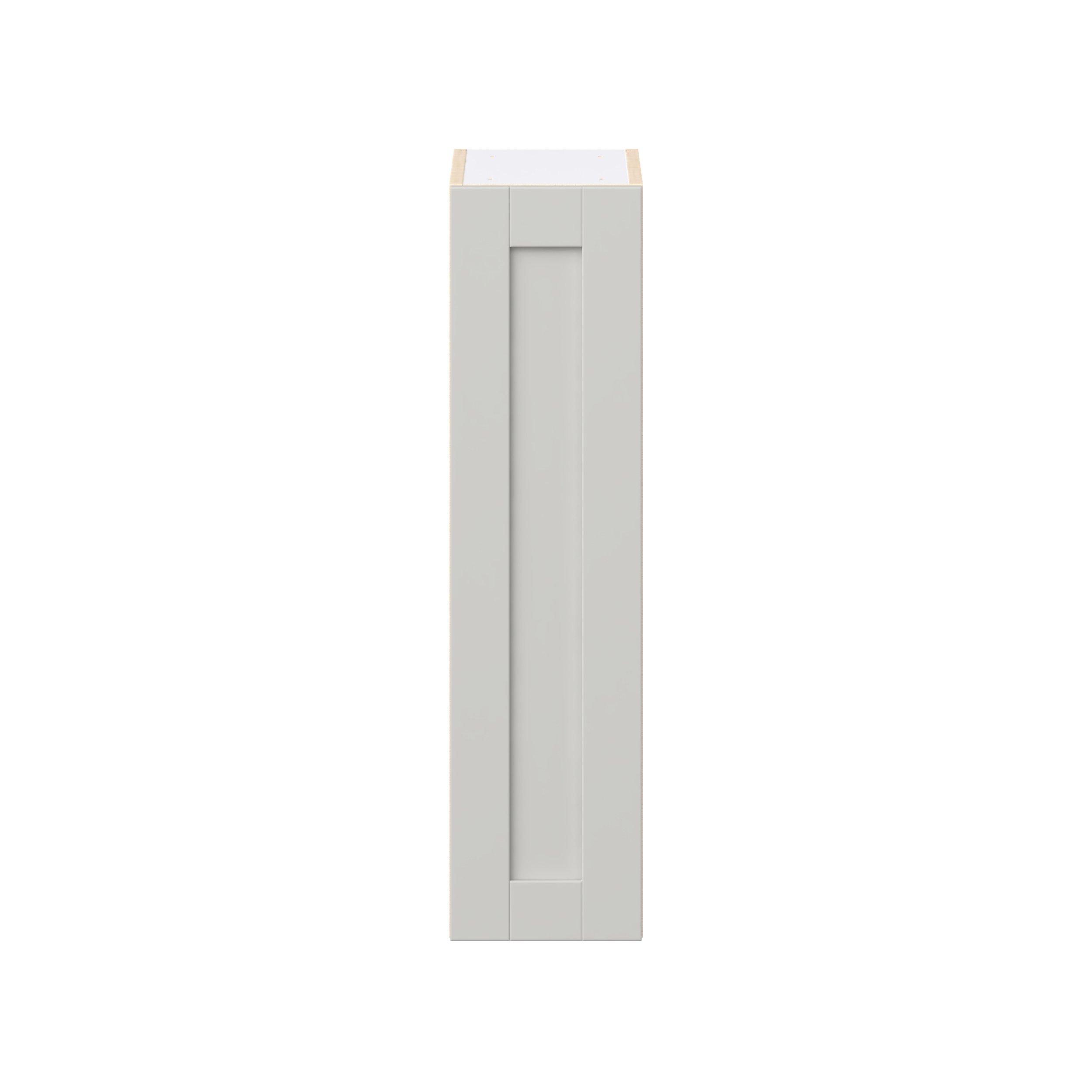 Summerhill 9 in. Light Gray Door Wall Cabinet