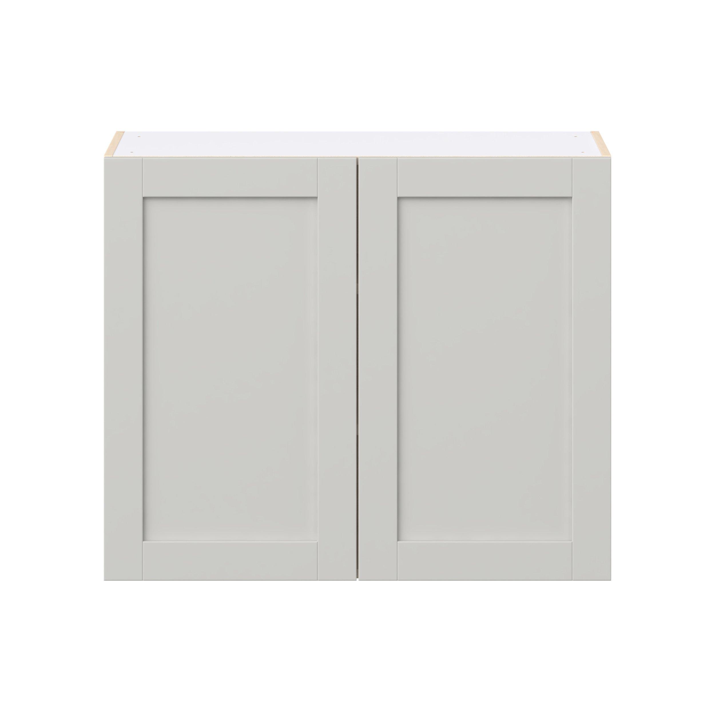 Summerhill 36 in. Light Gray Door Wall Cabinet