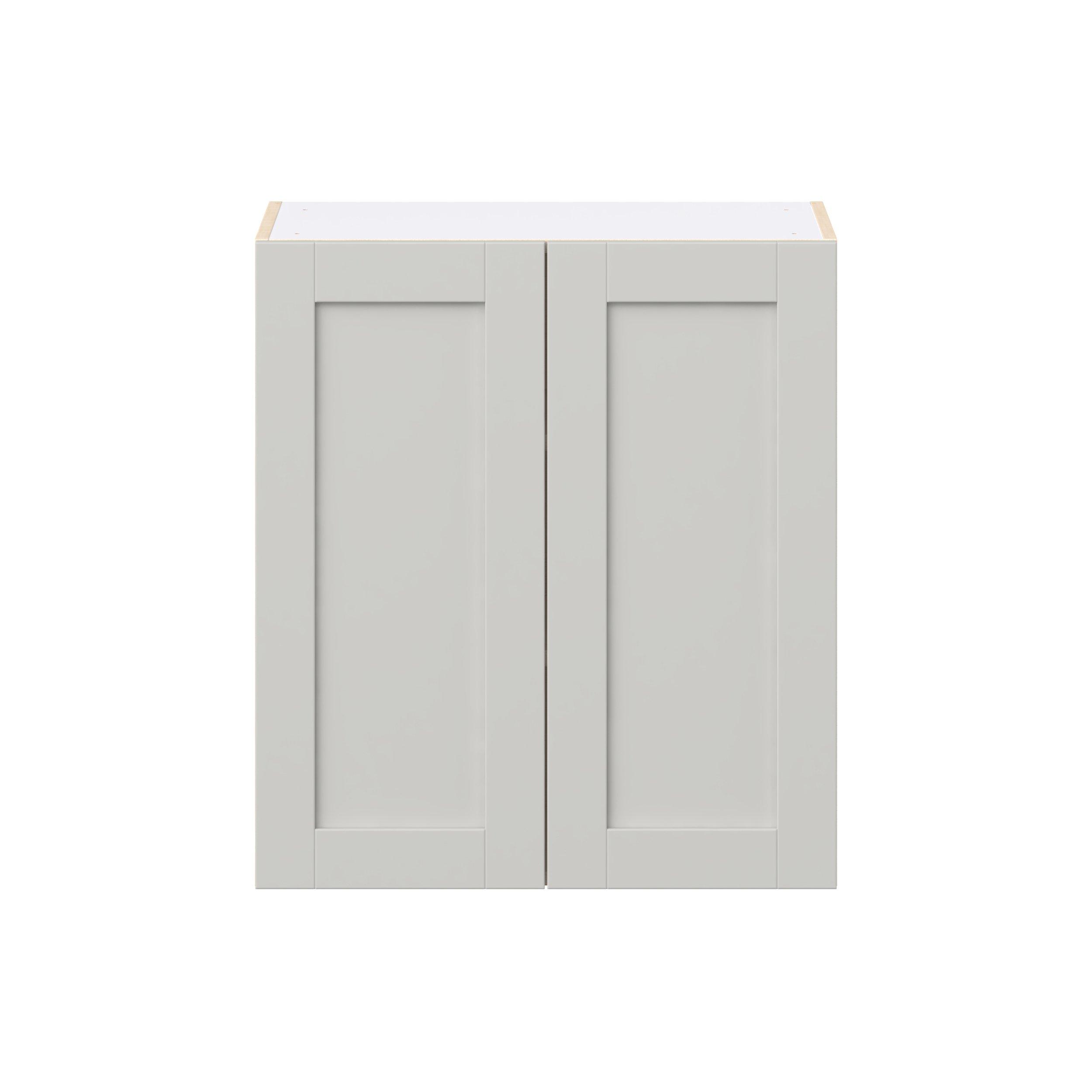 Summerhill 27 in. Light Gray Door Wall Cabinet