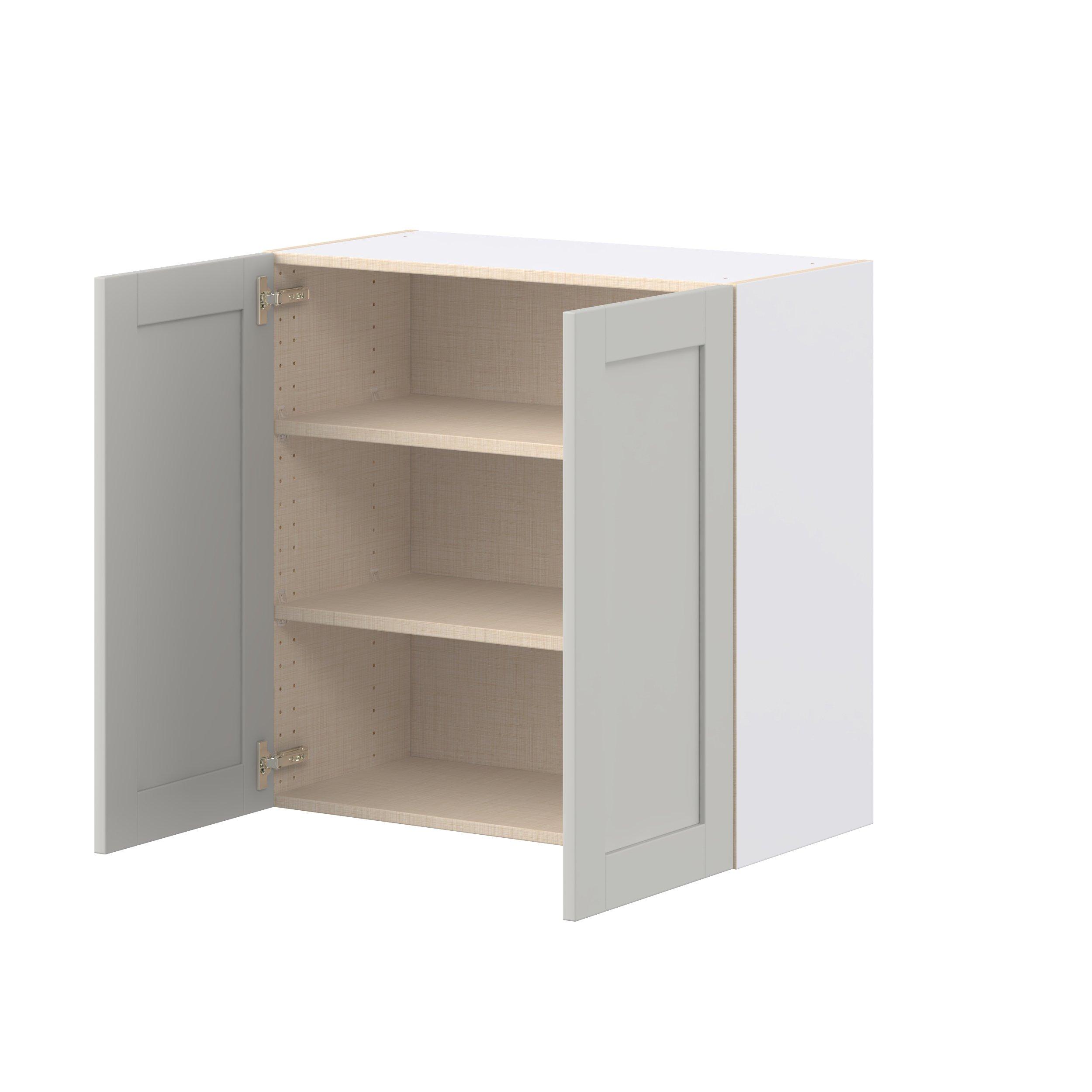 Summerhill 30 in. Light Gray Door Wall Cabinet