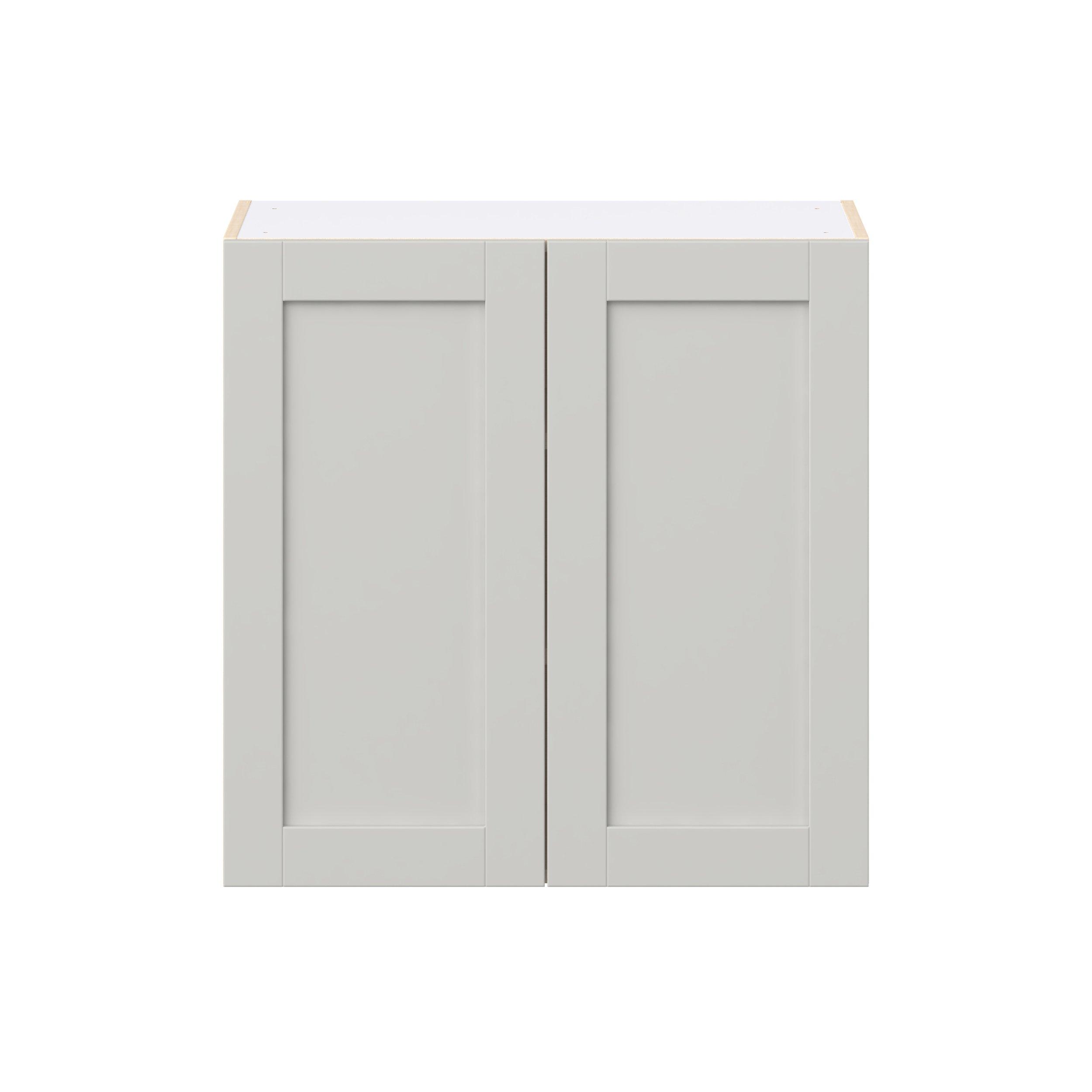 Summerhill 30 in. Light Gray Door Wall Cabinet