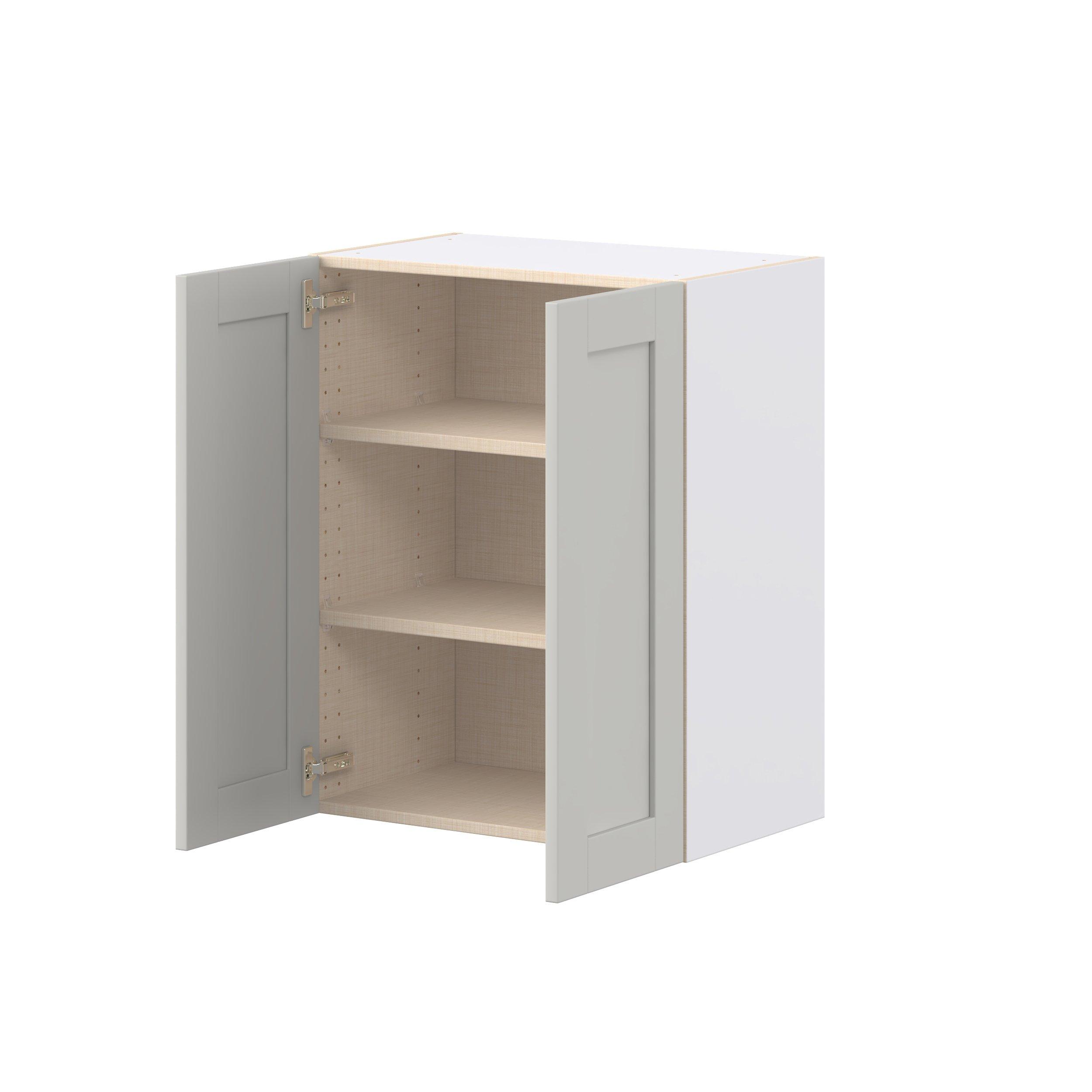 Summerhill 24 in. Light Gray Door Wall Cabinet