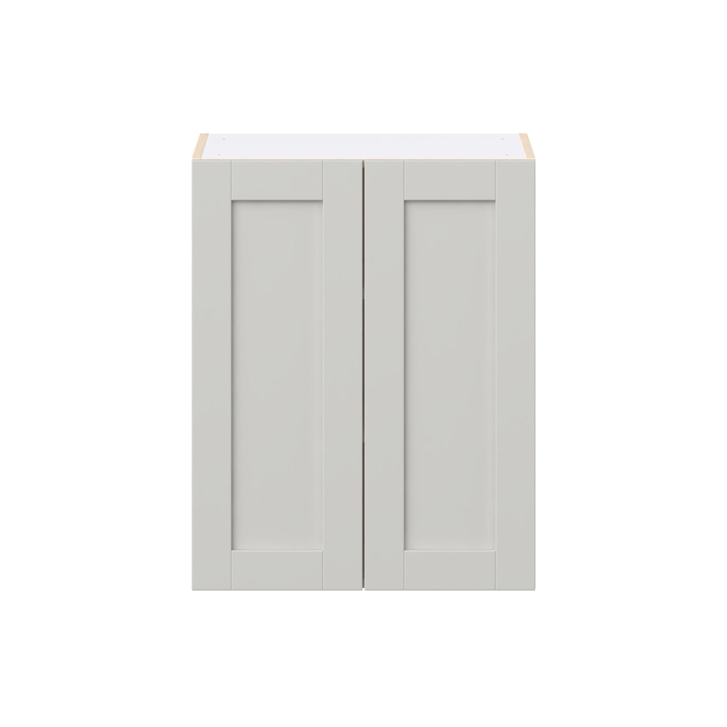 Summerhill 24 in. Light Gray Door Wall Cabinet