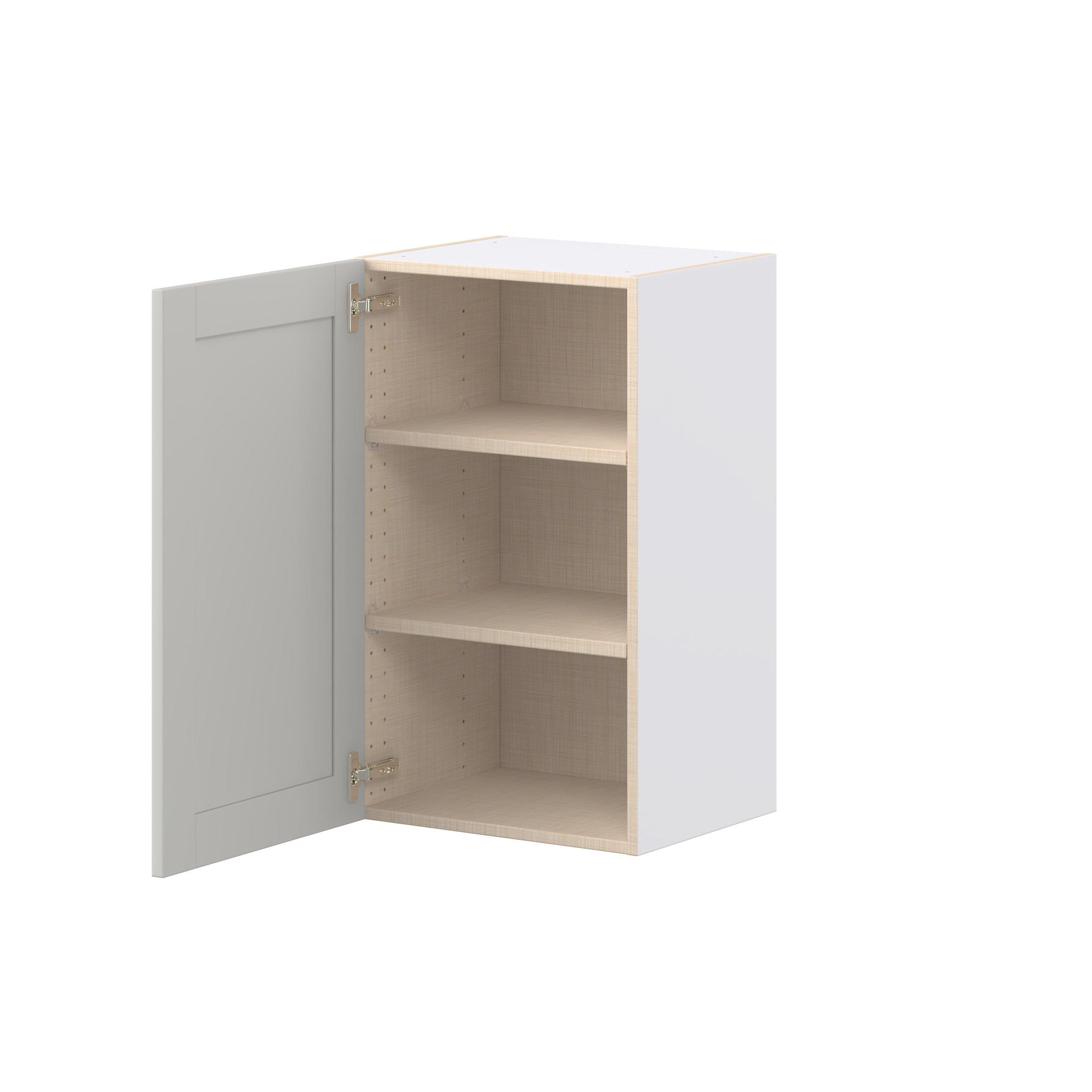 Summerhill 18 in. Light Gray Door Wall Cabinet