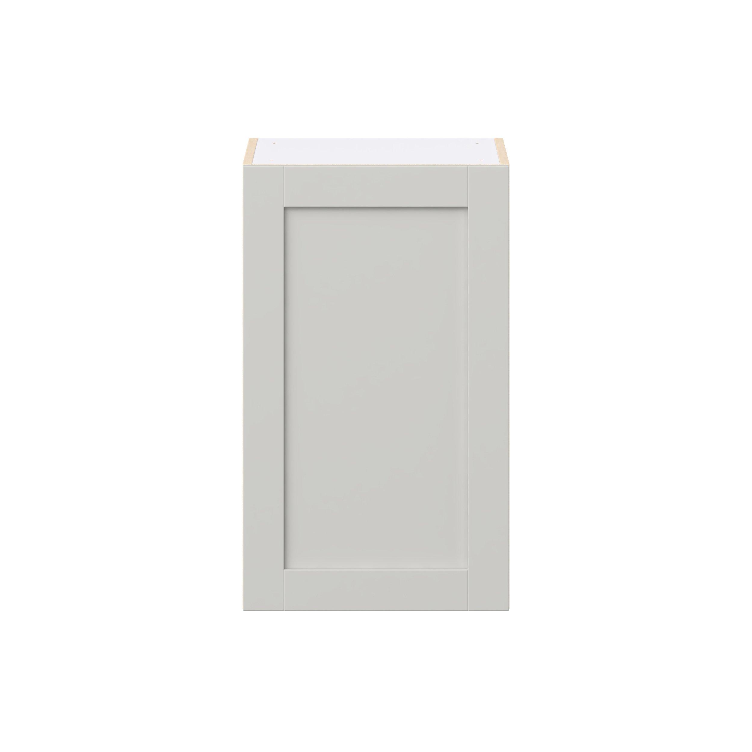 Summerhill 18 in. Light Gray Door Wall Cabinet