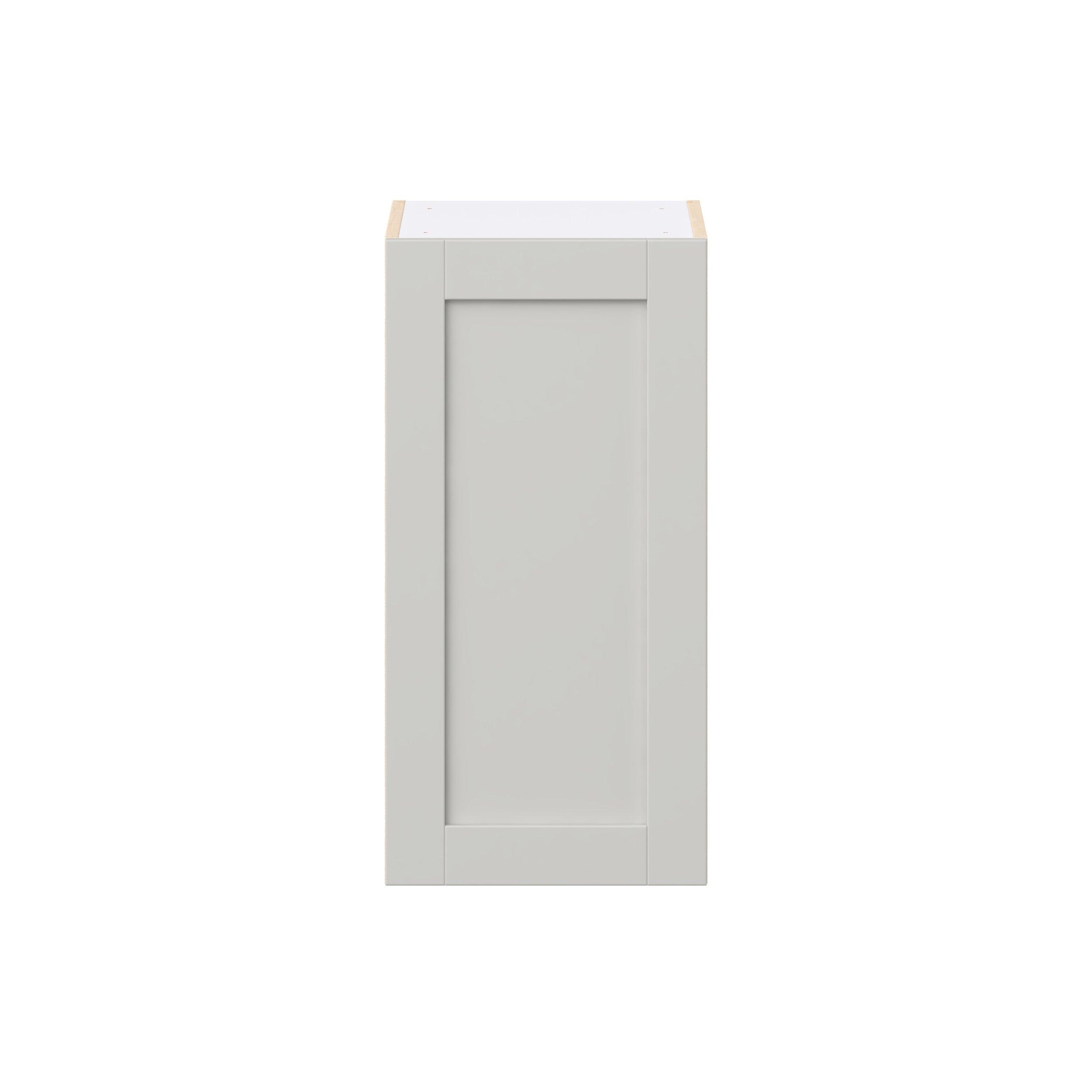 Summerhill 15 in. Light Gray Door Wall Cabinet