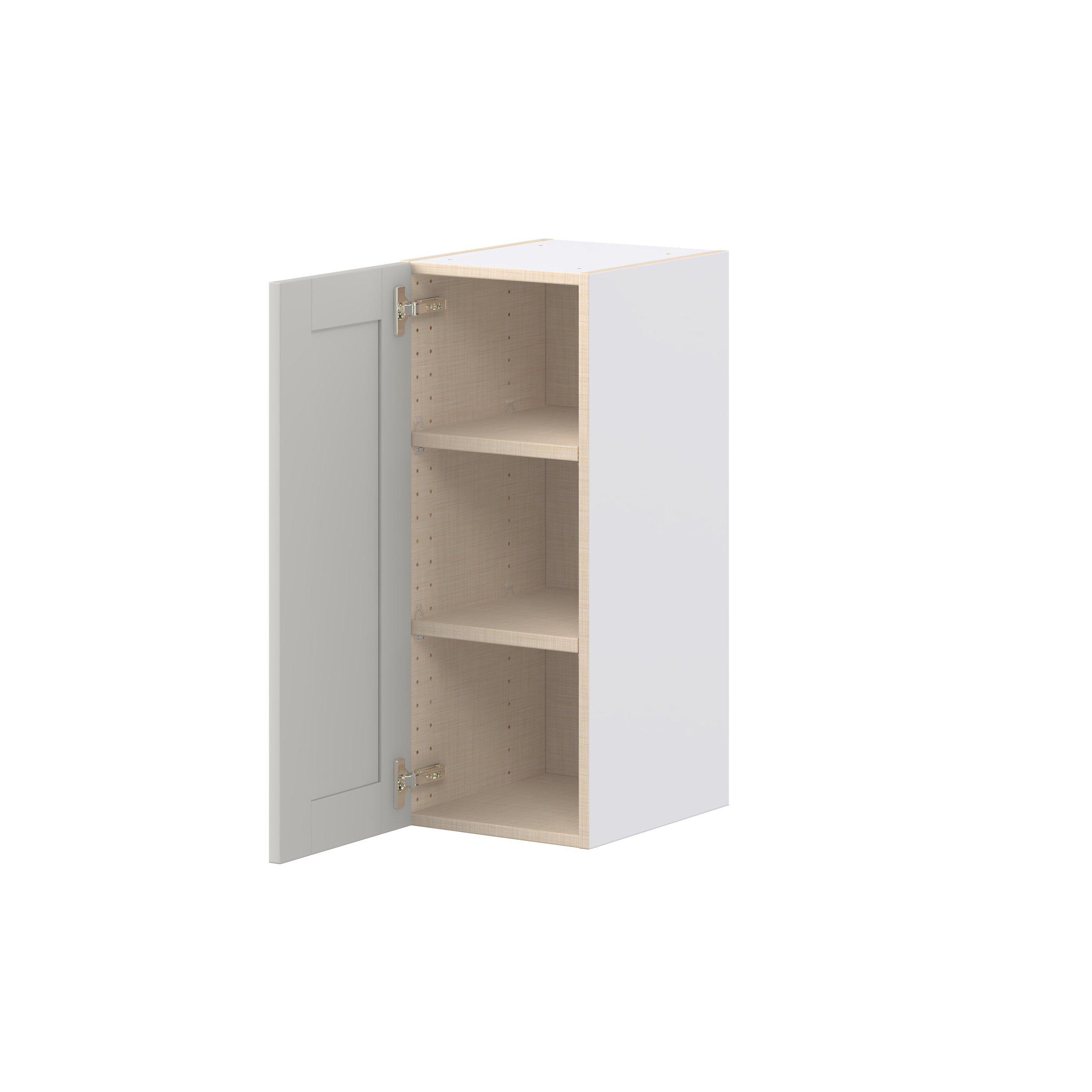 Summerhill 12 in. Light Gray Door Wall Cabinet