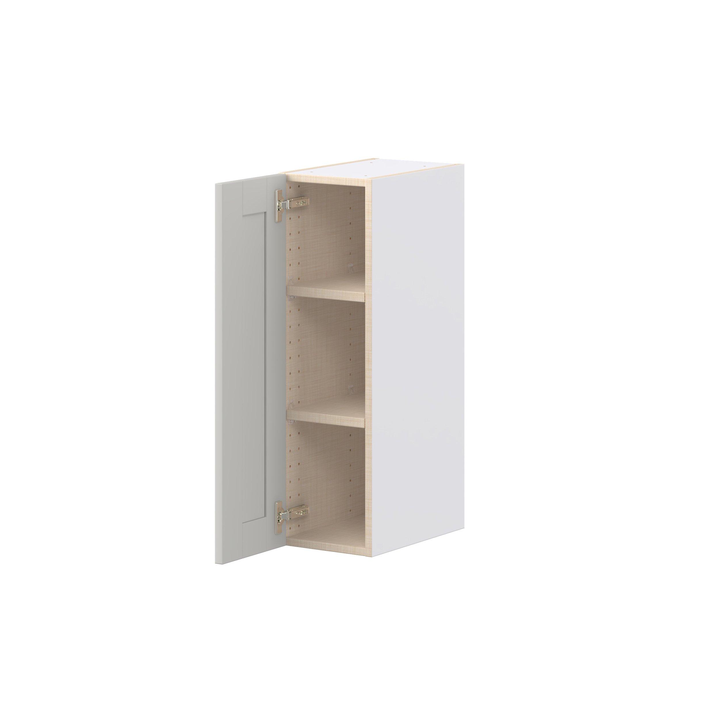 Summerhill 9 in. Light Gray Door Wall Cabinet