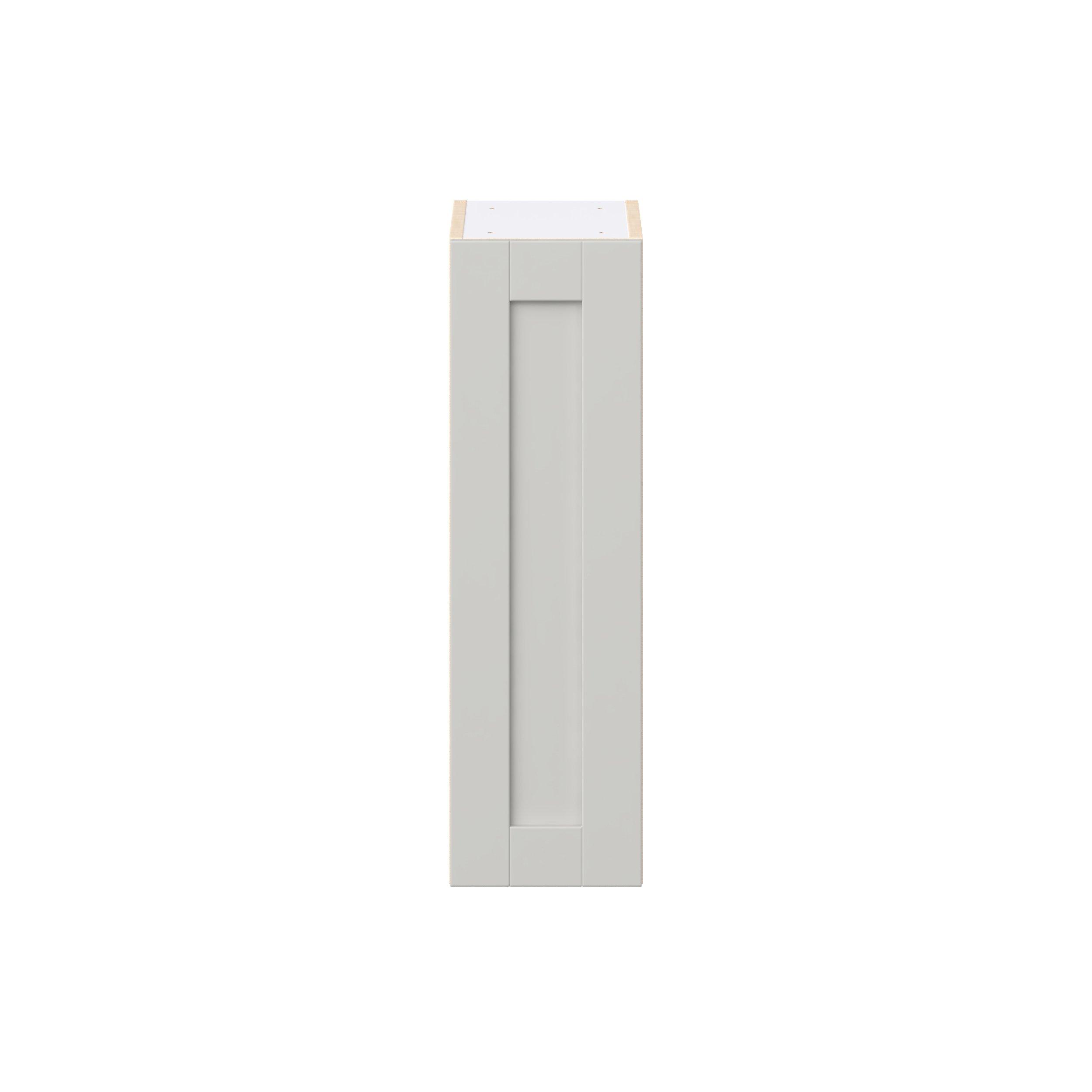 Summerhill 9 in. Light Gray Door Wall Cabinet