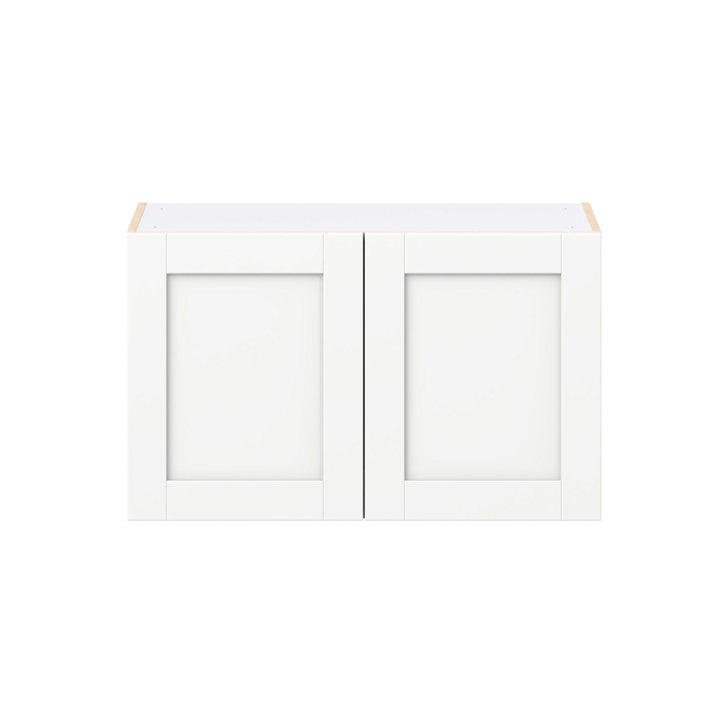 Summerhill 33 in. Bright White Bridge Wall Cabinet