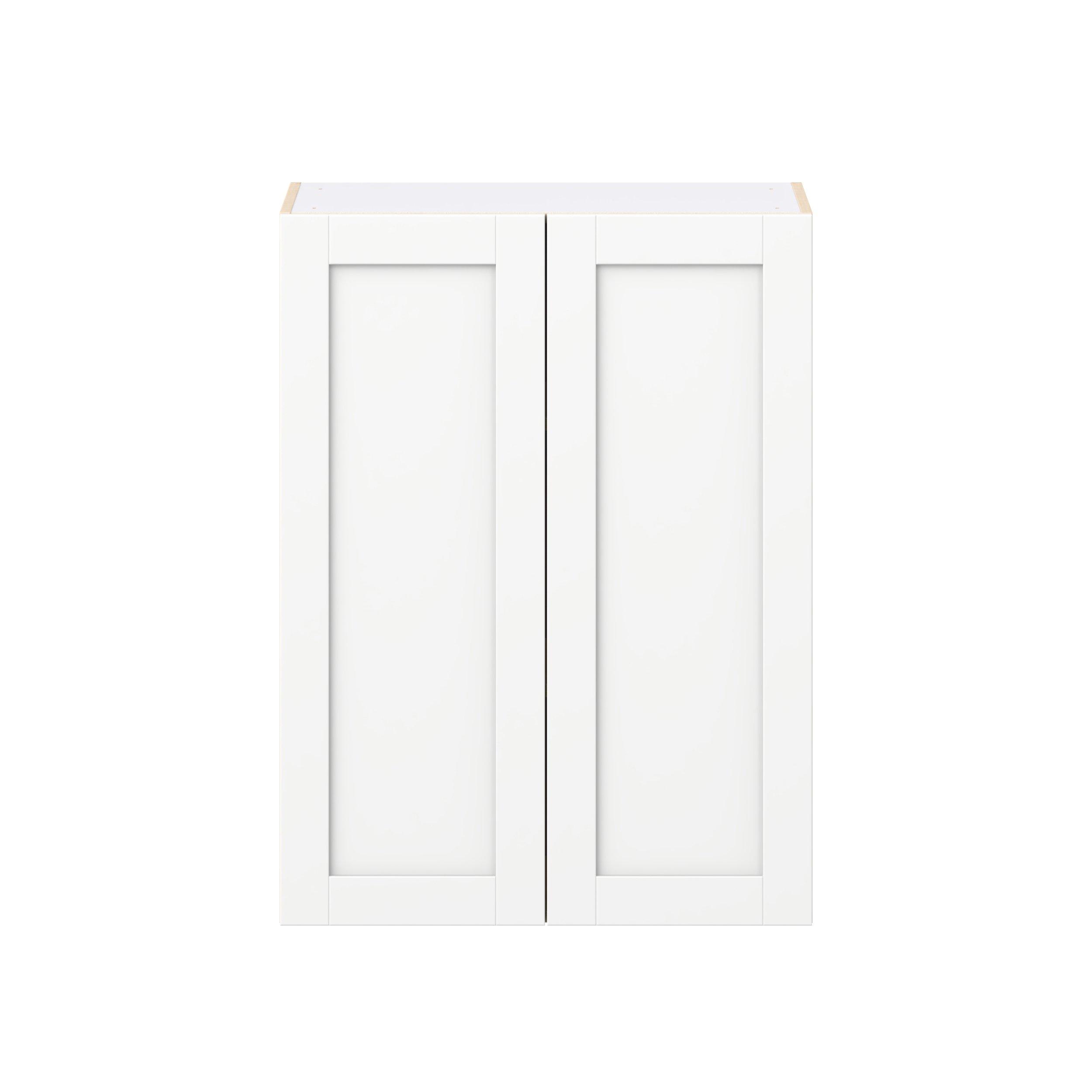 Summerhill 30 in. Bright White Door Wall Cabinet