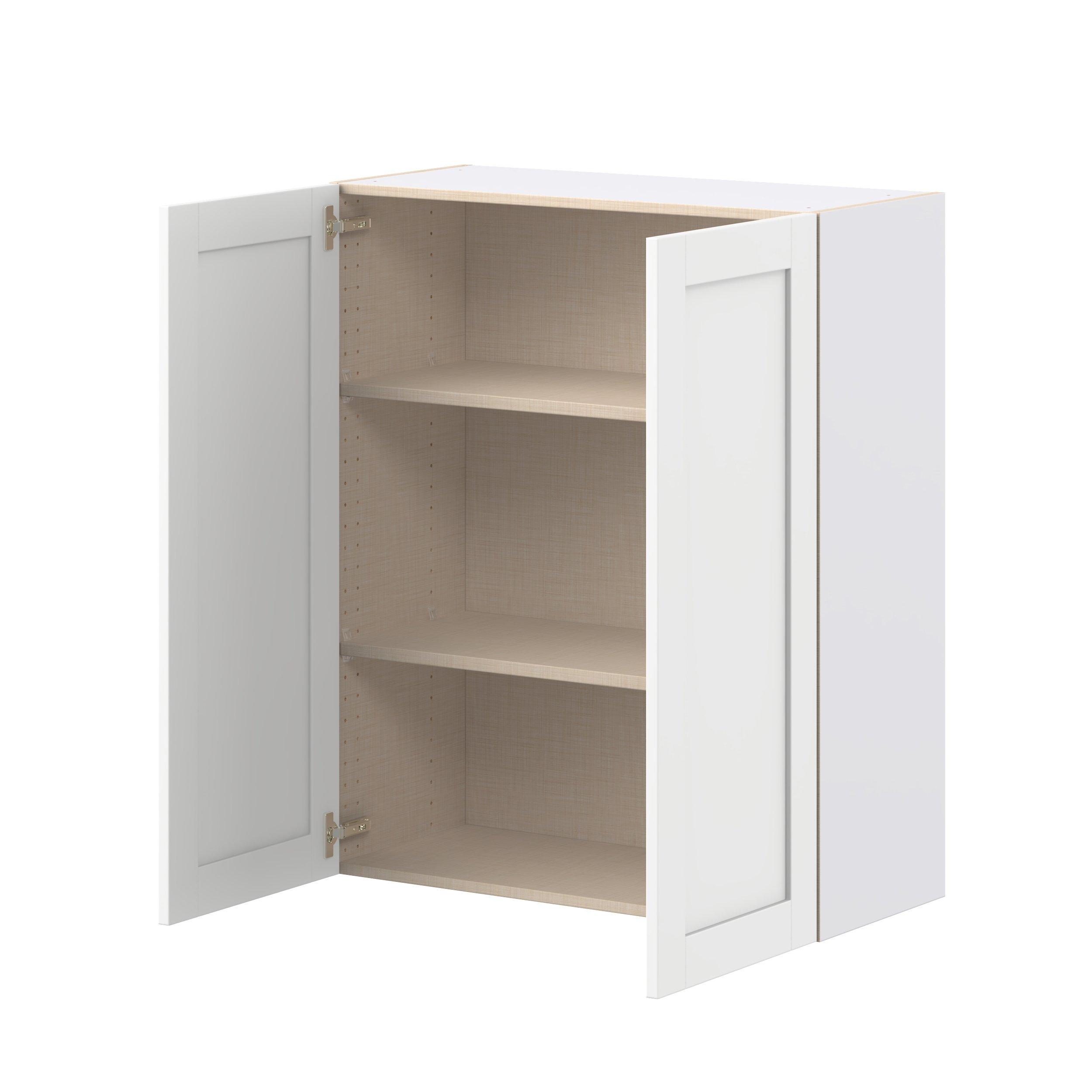 Summerhill 33 in. Bright White Door Wall Cabinet