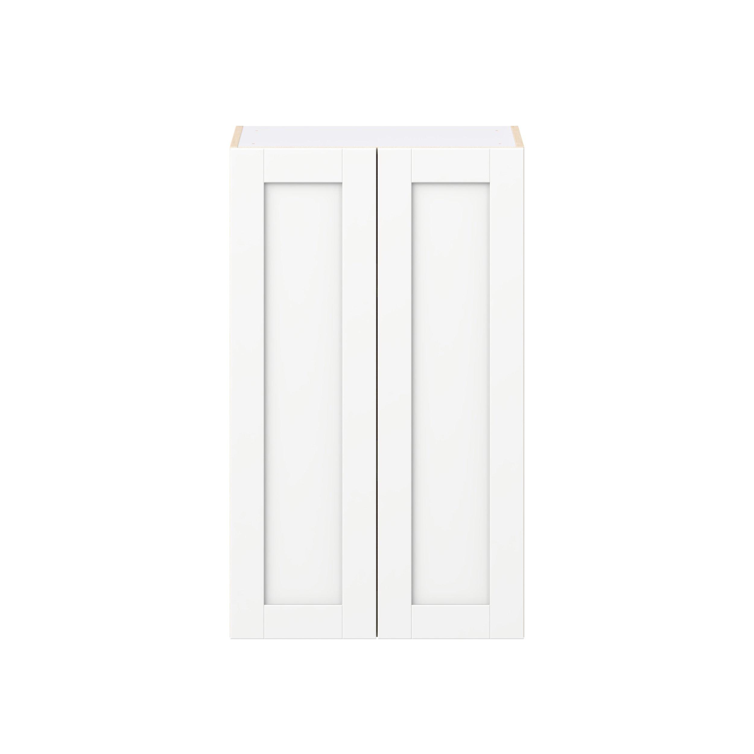 Summerhill 24 in. Bright White Door Wall Cabinet