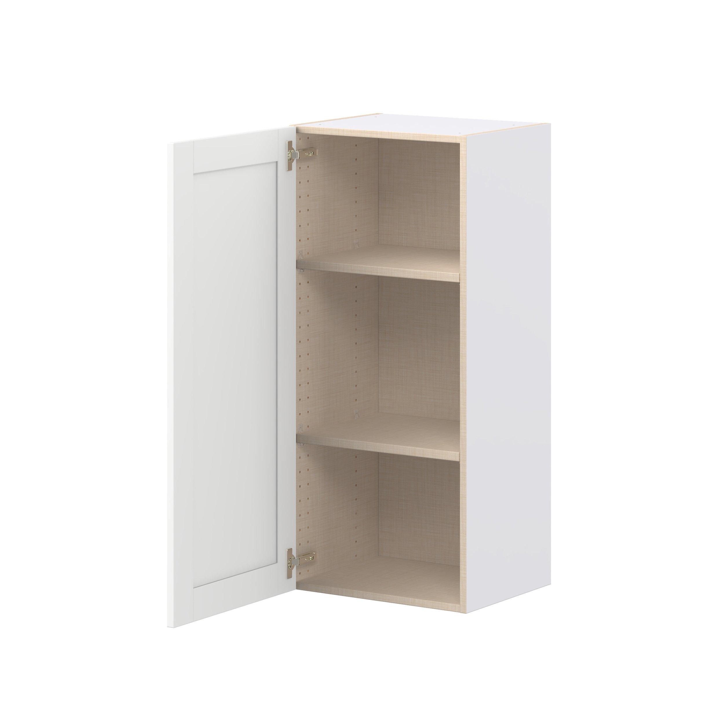 Summerhill 18 in. Bright White Door Wall Cabinet