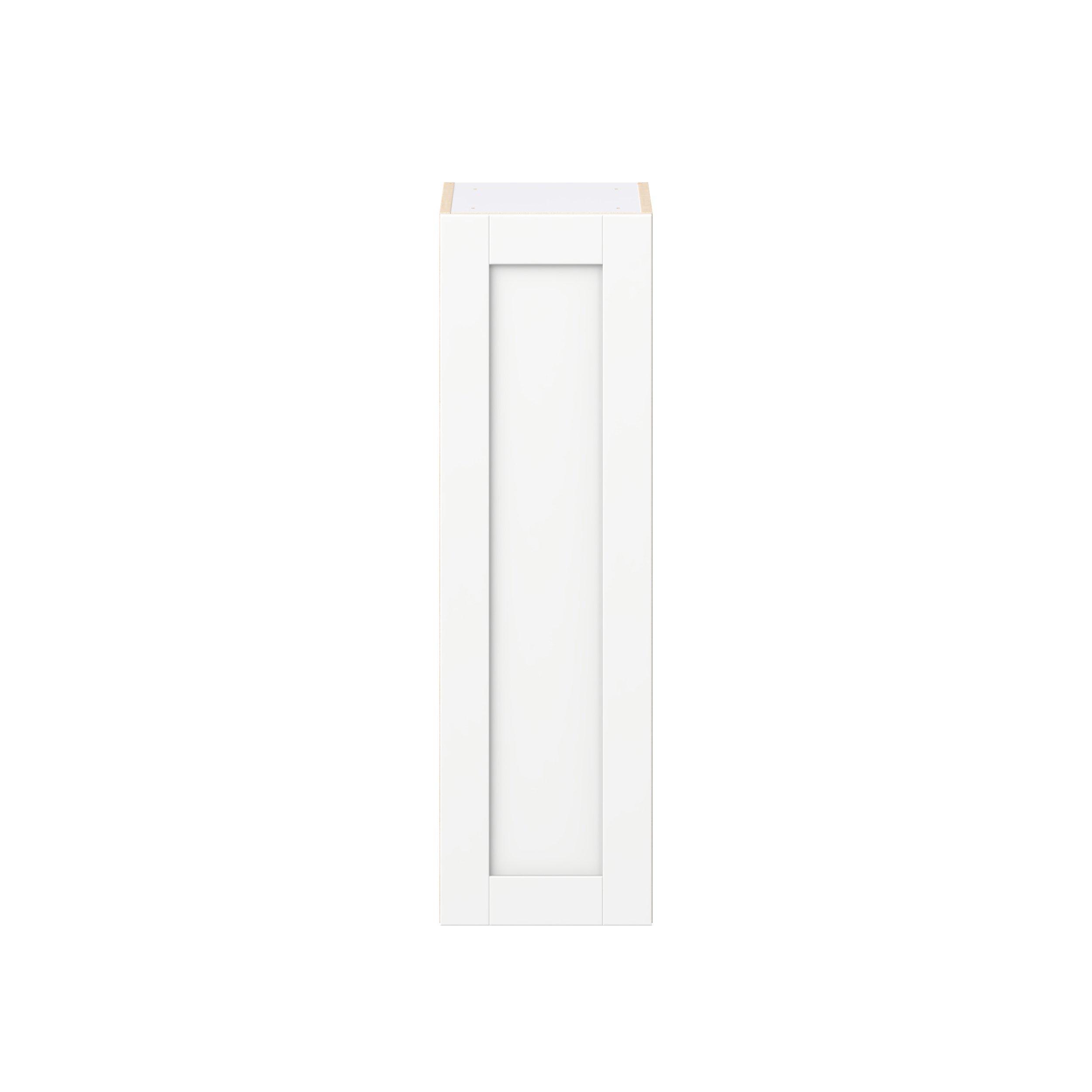 Summerhill 12 in. Bright White Door Wall Cabinet
