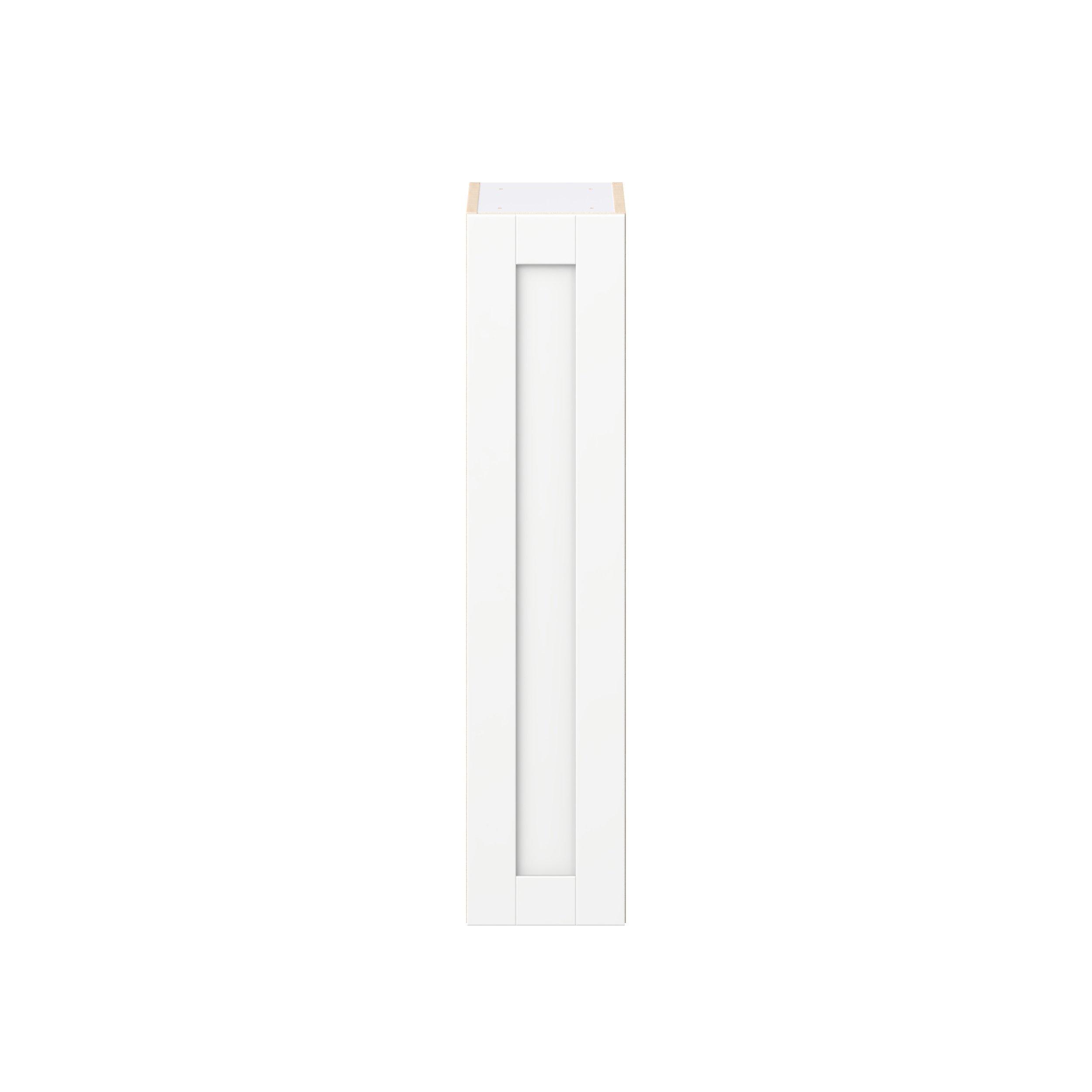 Summerhill 9 in. Bright White Door Wall Cabinet