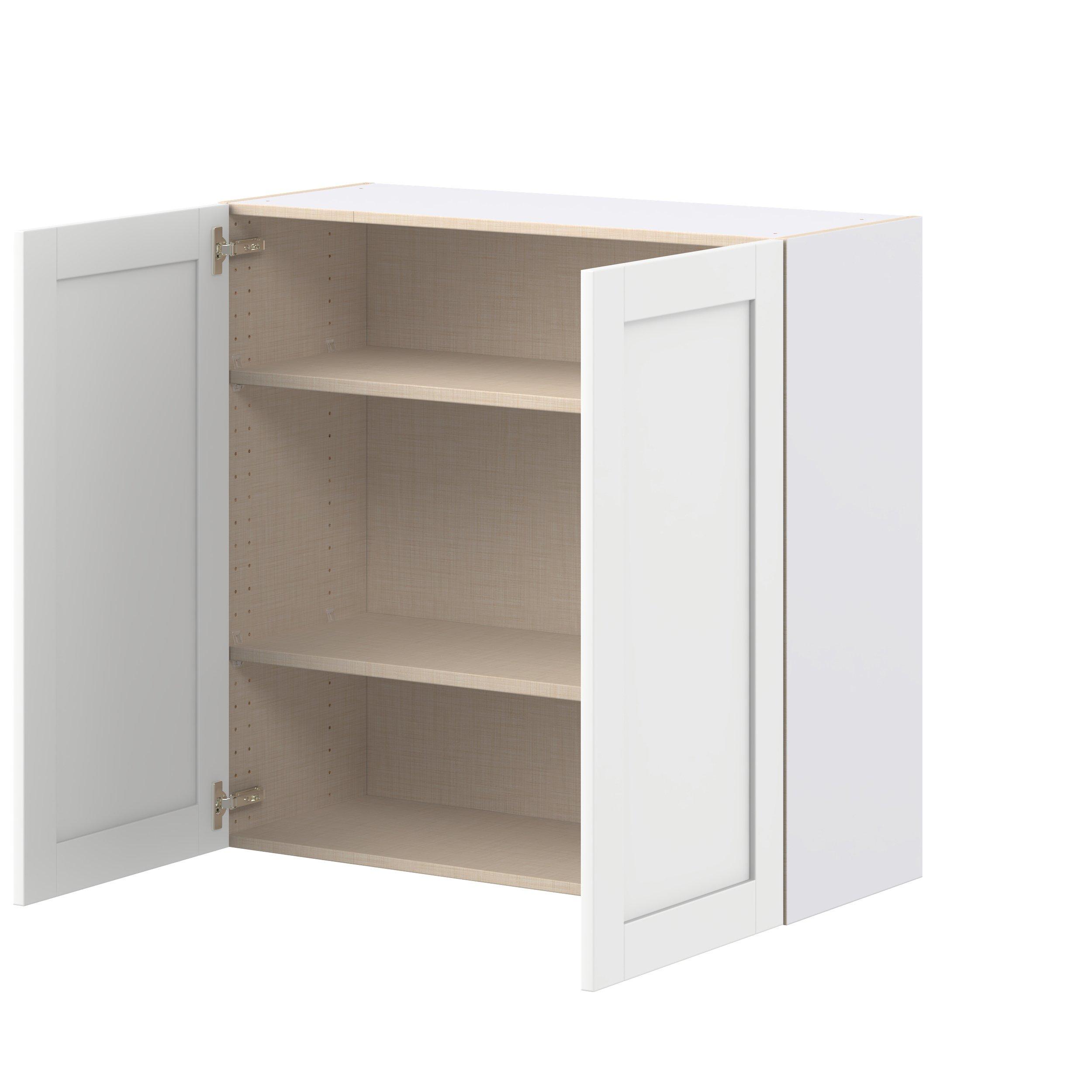 Summerhill 36 in. Bright White Door Wall Cabinet