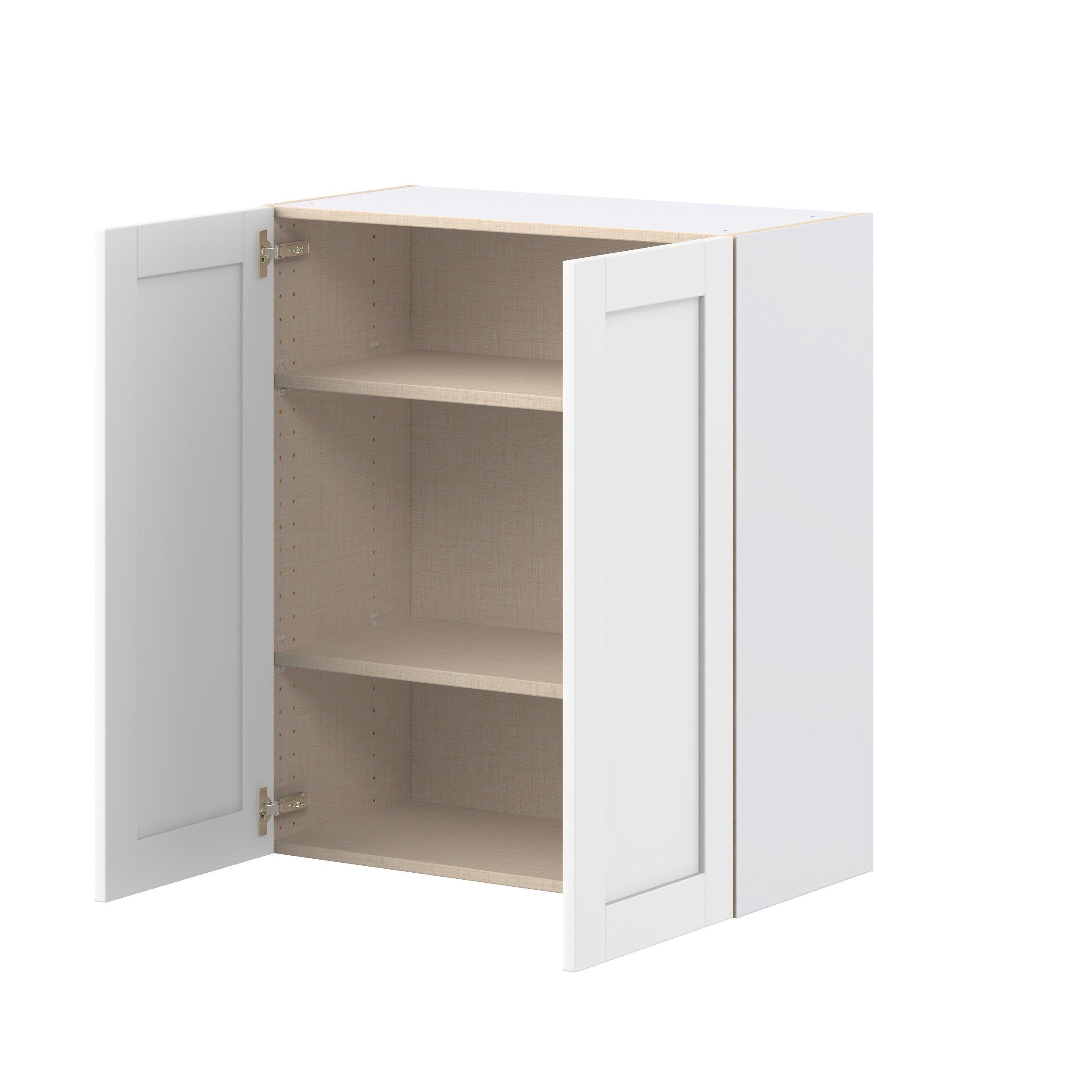 Summerhill 30 in. Bright White Door Wall Cabinet