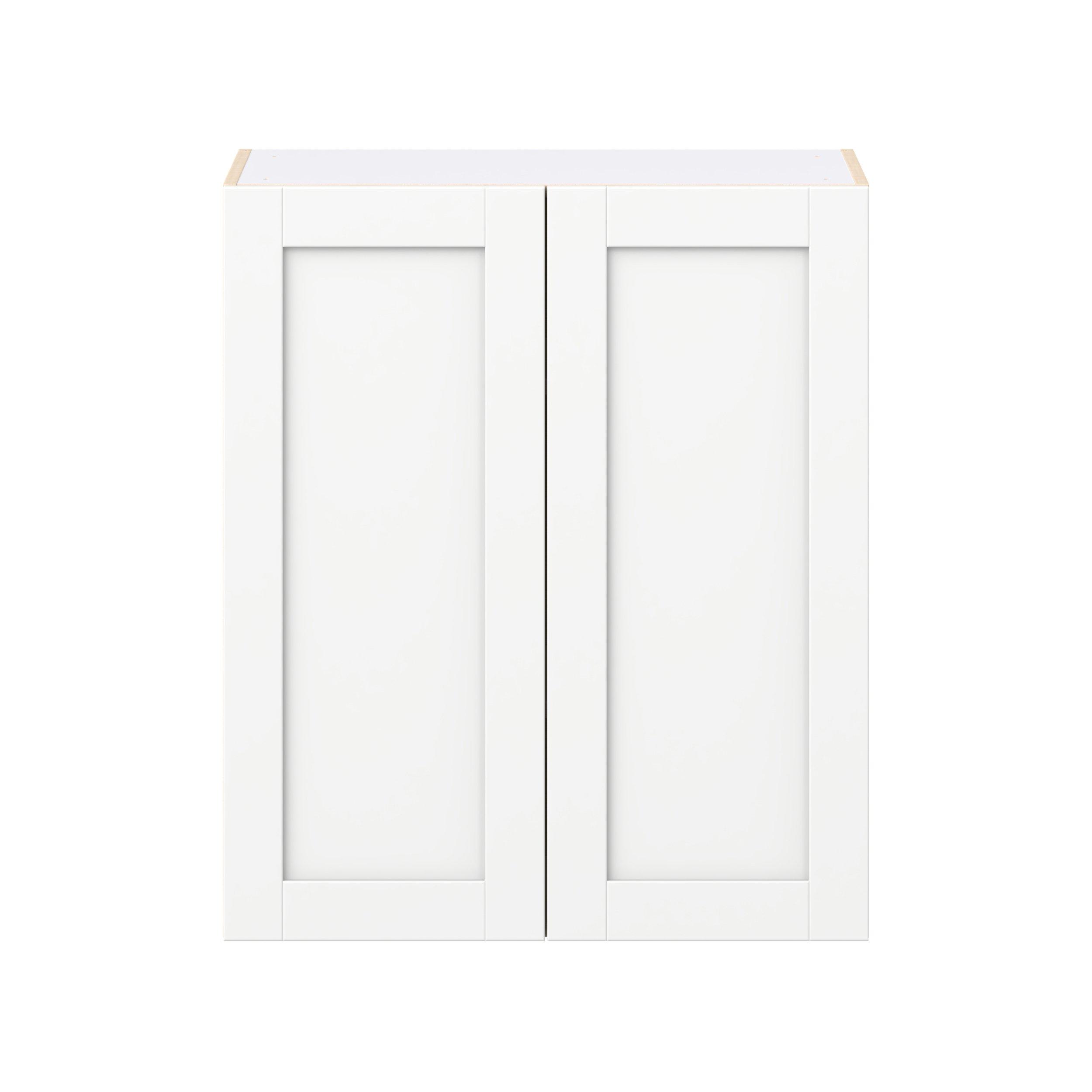 Summerhill 30 in. Bright White Door Wall Cabinet