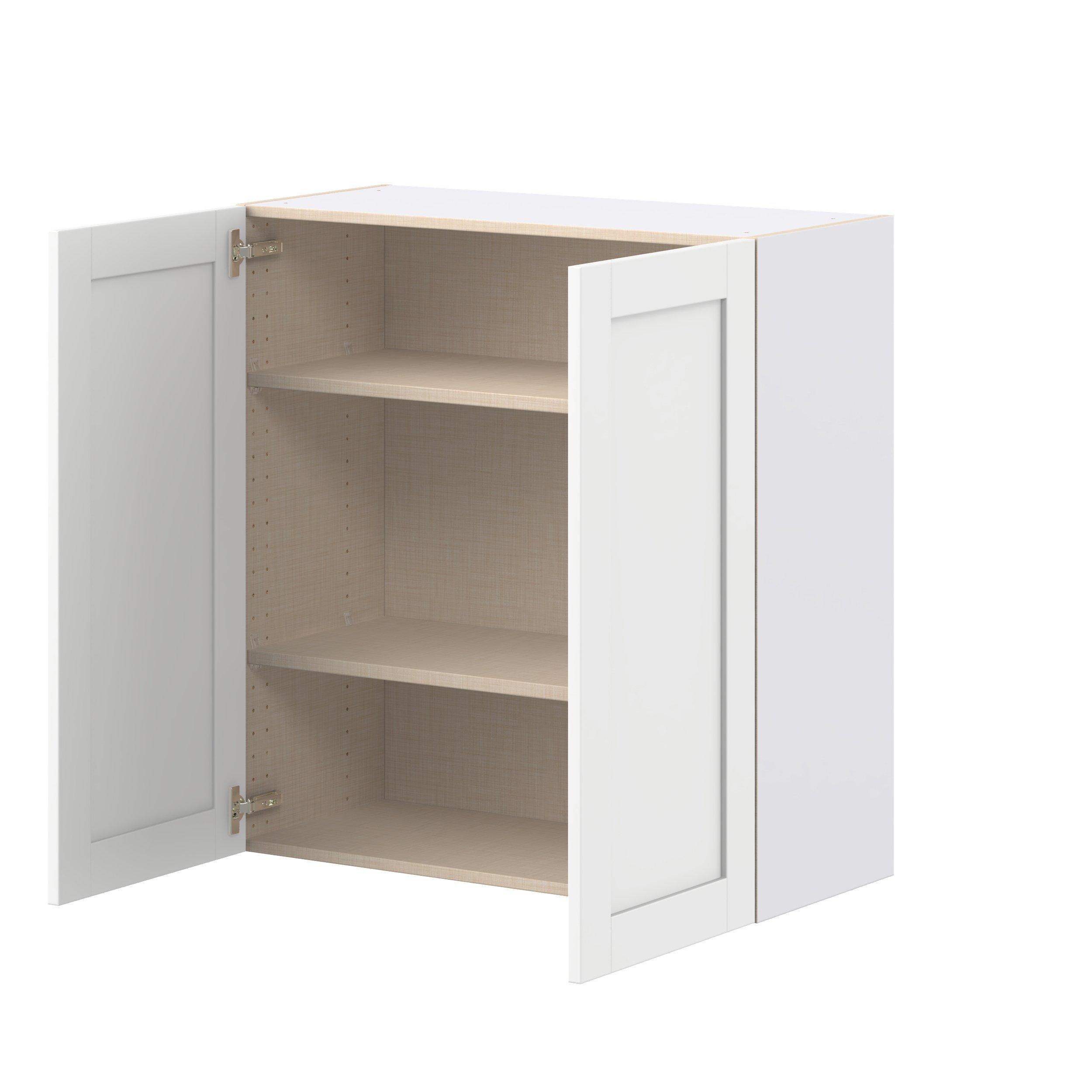 Summerhill 33 in. Bright White Door Wall Cabinet
