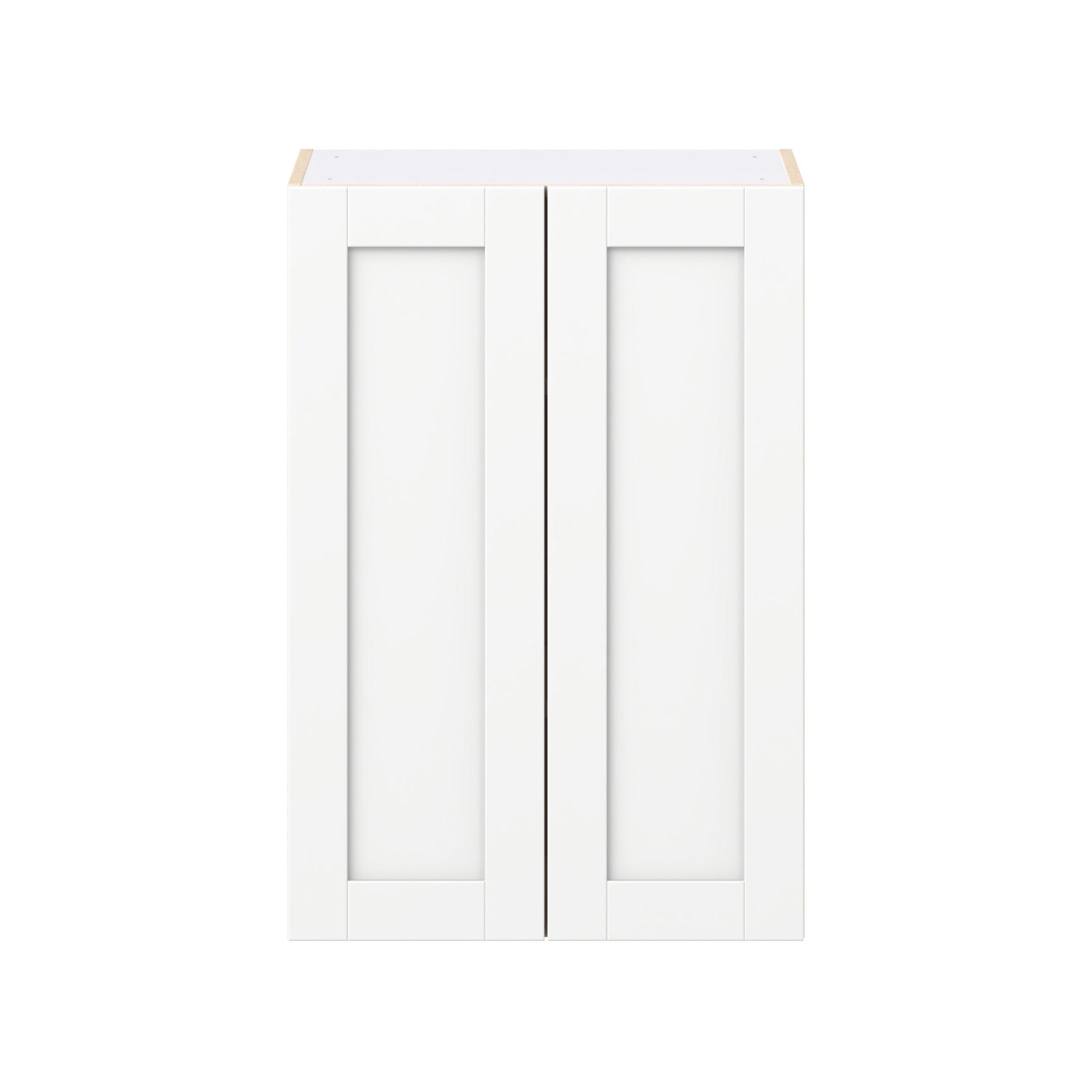Summerhill 24 in. Bright White Door Wall Cabinet