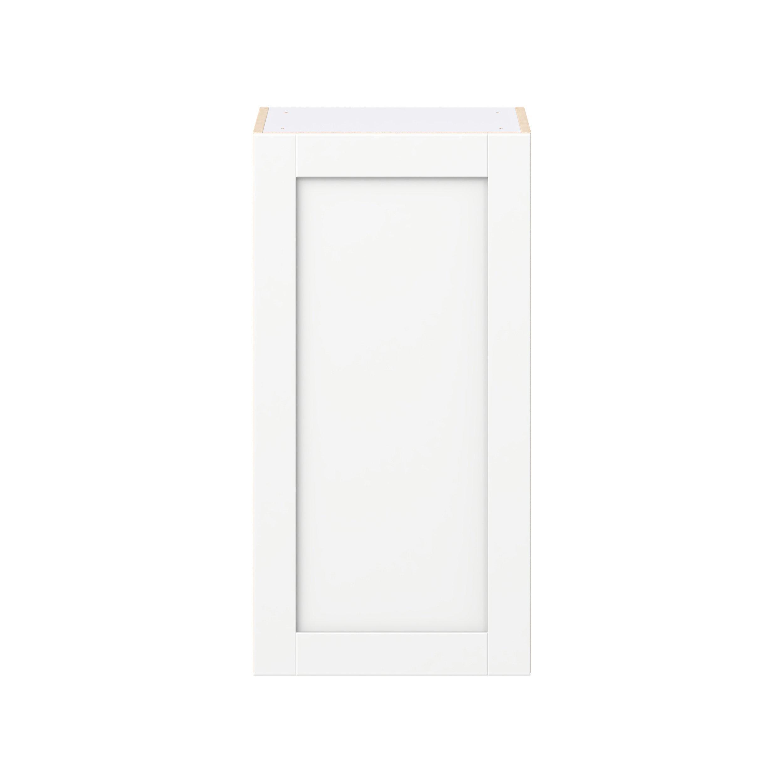 Summerhill 18 in. Bright White Door Wall Cabinet
