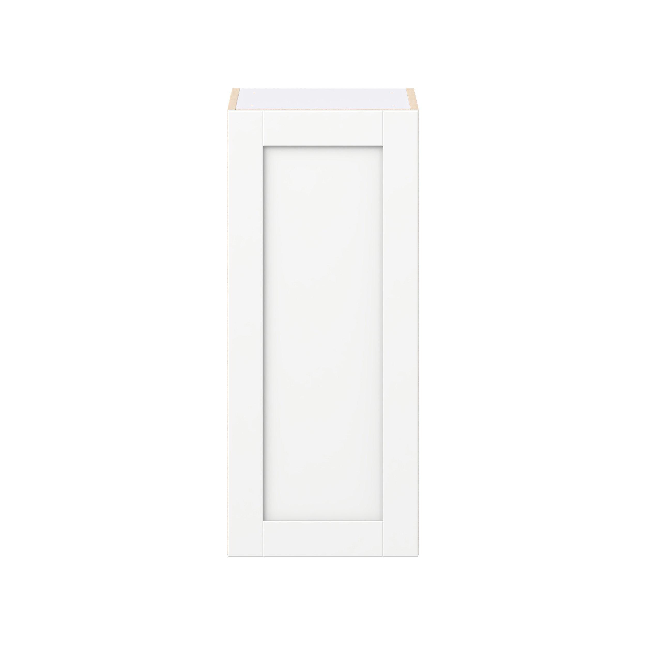 Summerhill 15 in. Bright White Door Wall Cabinet